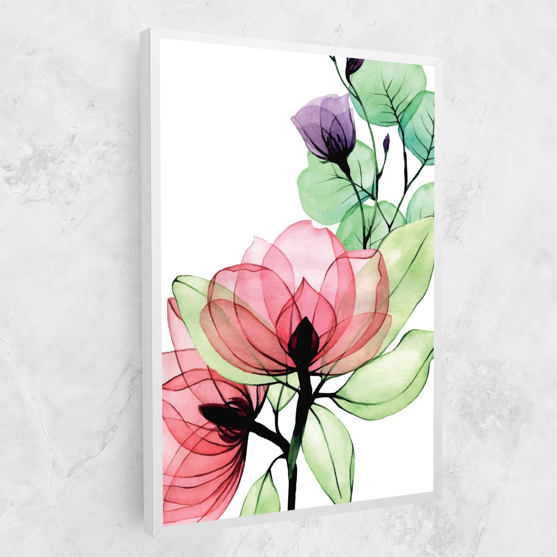 Tablou Canvas Pink Green Nature mockup 1