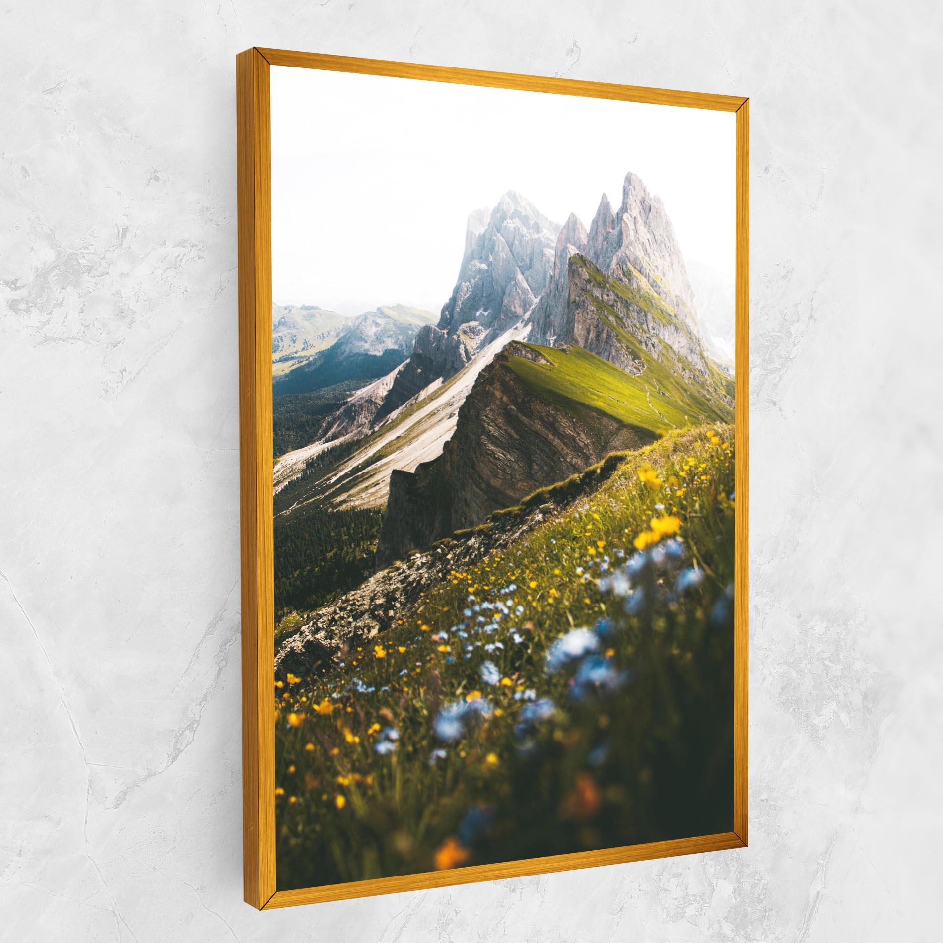 Tablou Canvas Foggy Mountain View mockup 1