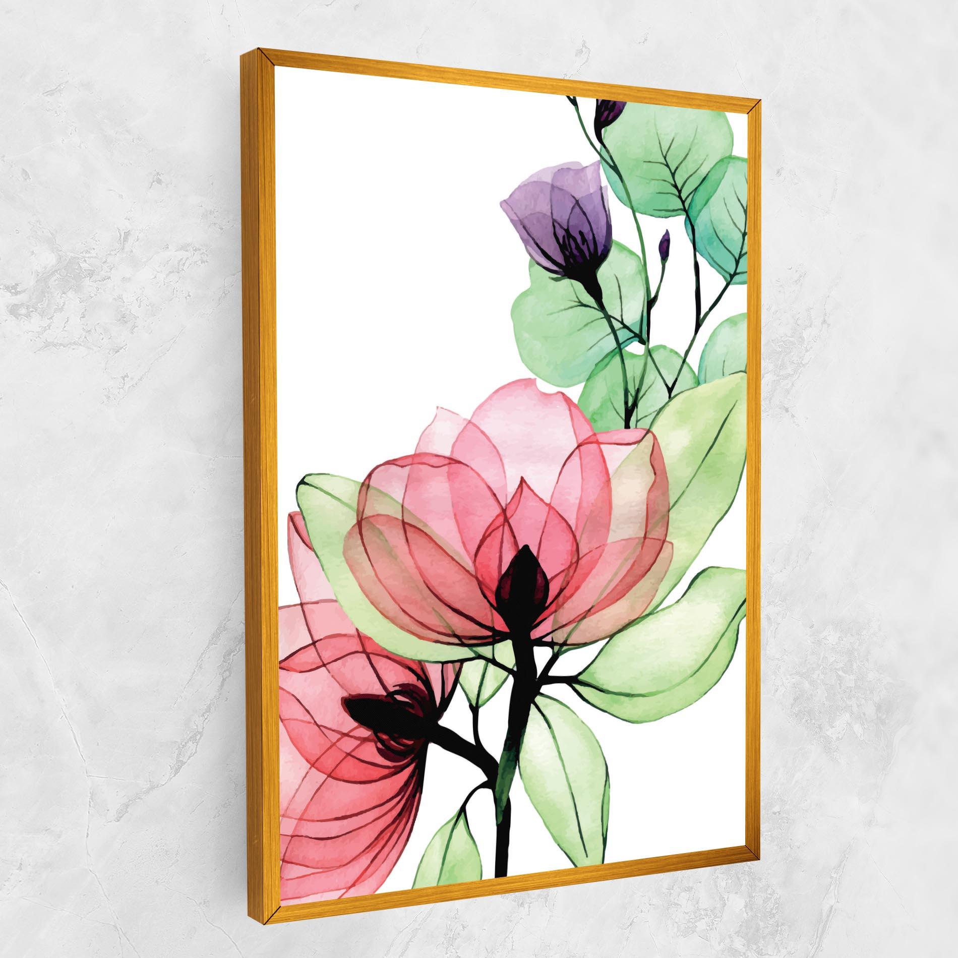 Tablou Canvas Pink Green Nature mockup 1