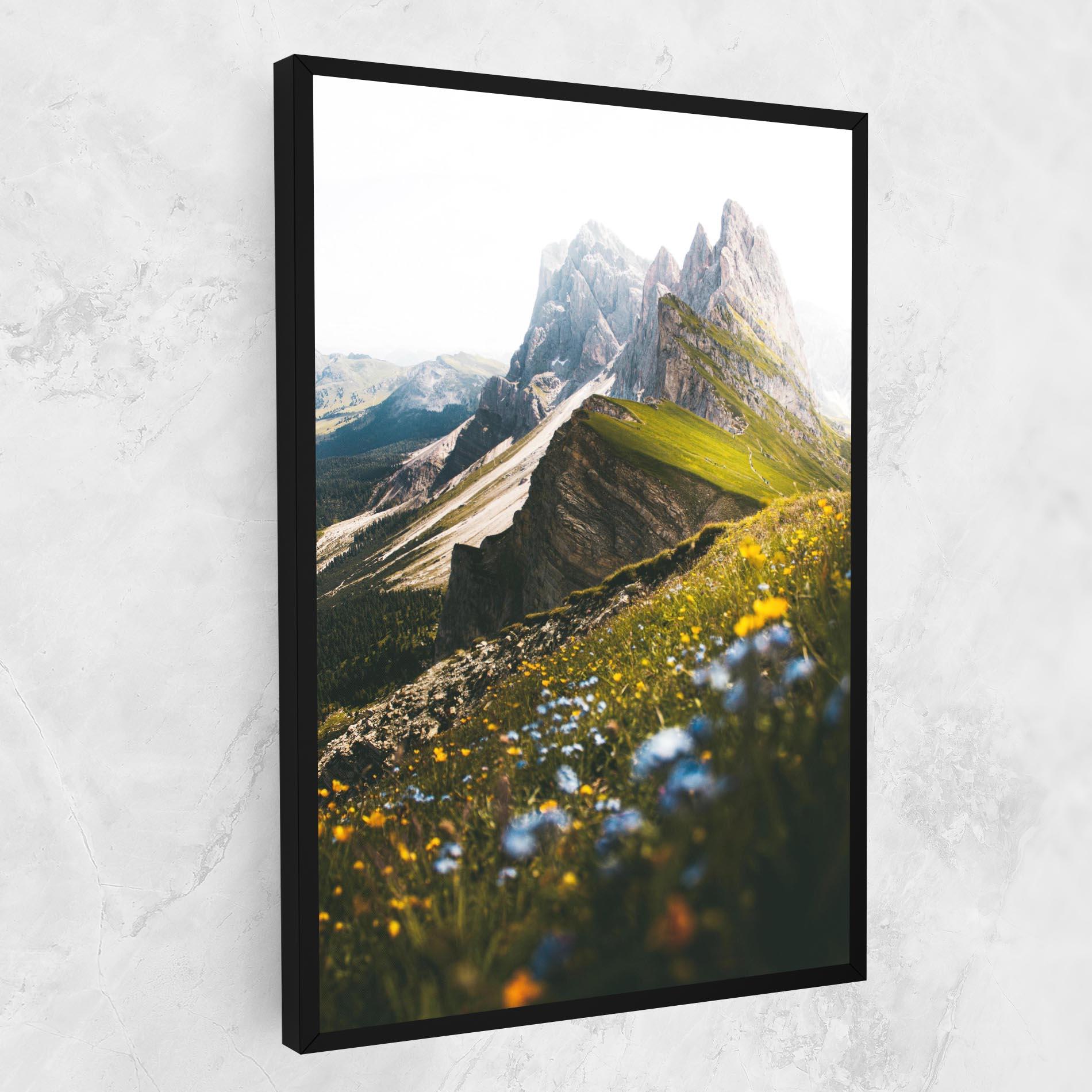 Tablou Canvas Foggy Mountain View mockup 1