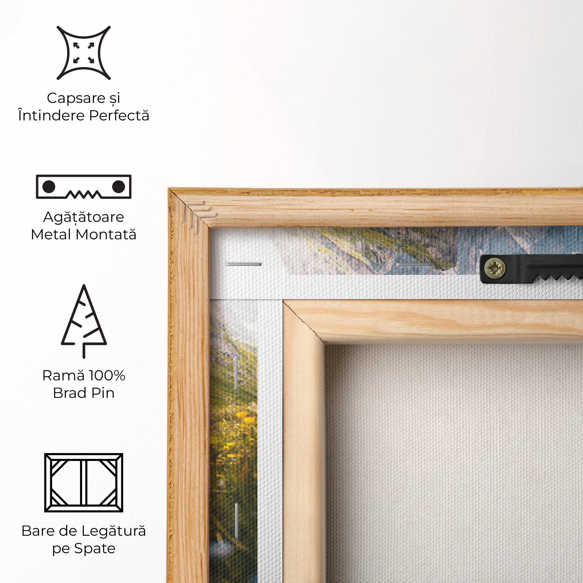 Tablou Canvas Foggy Mountain View mockup 5