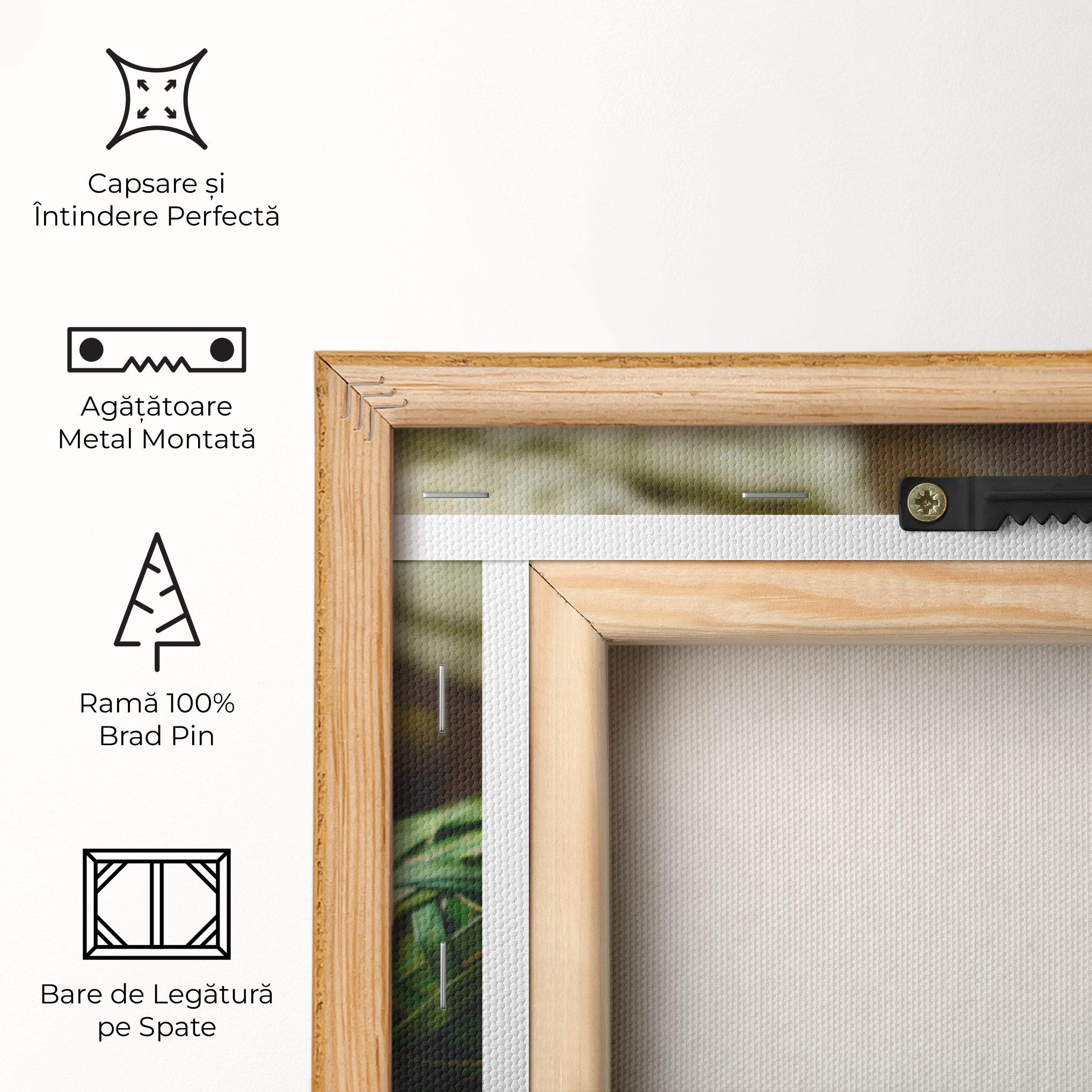 Tablou Canvas Green Candles Spa mockup 5