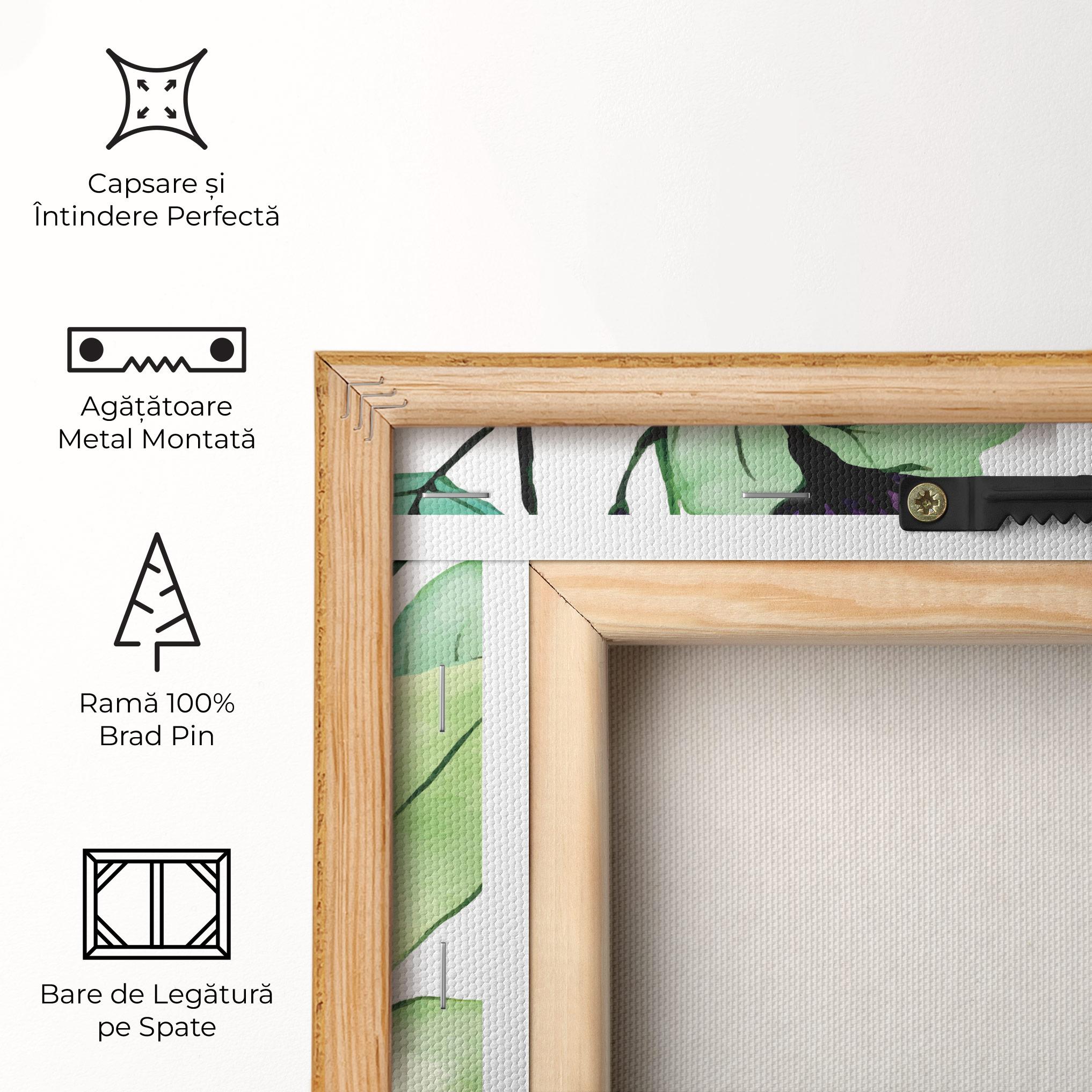 Tablou Canvas Pink Green Nature mockup 5