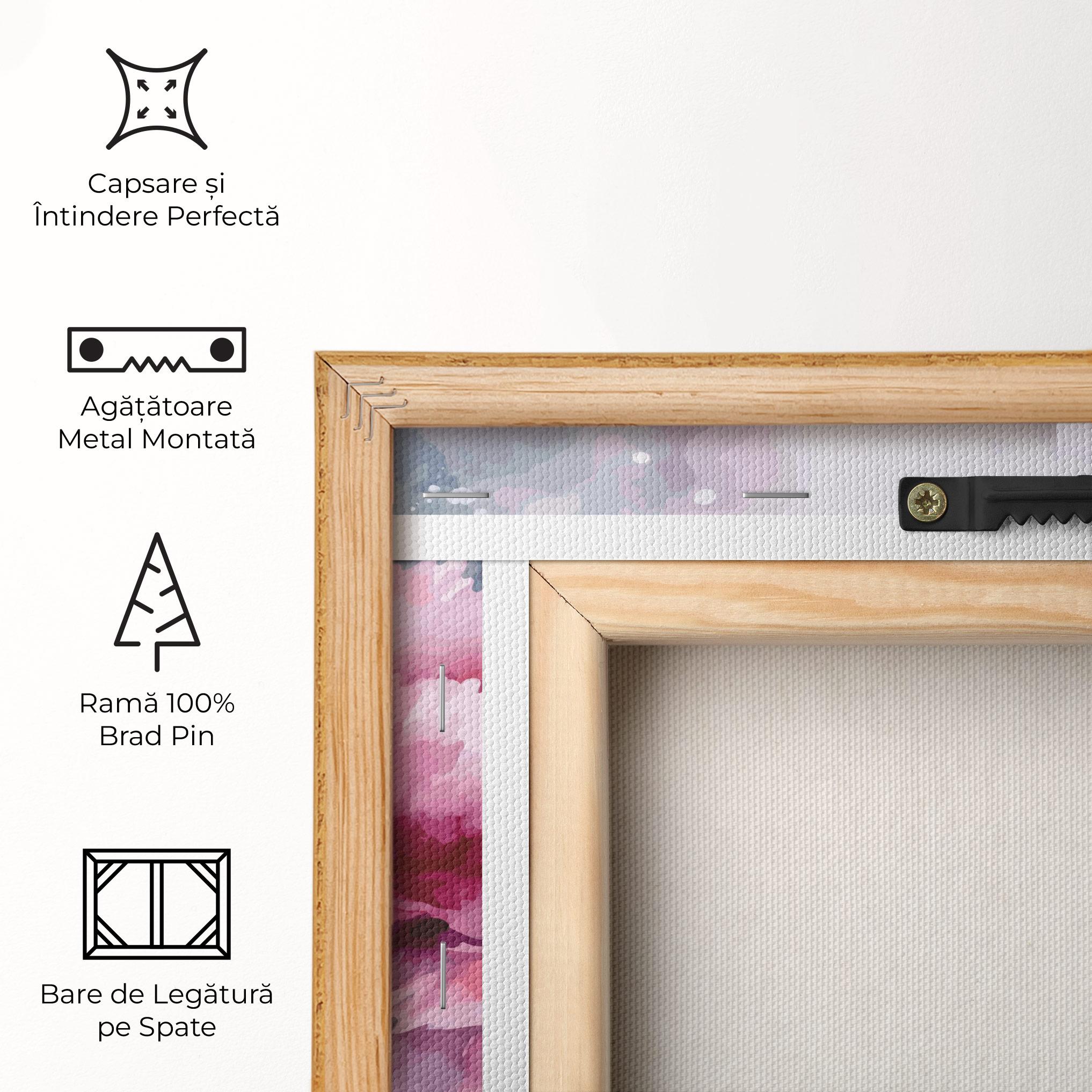 Tablou Canvas Pink Nature Flower mockup 5