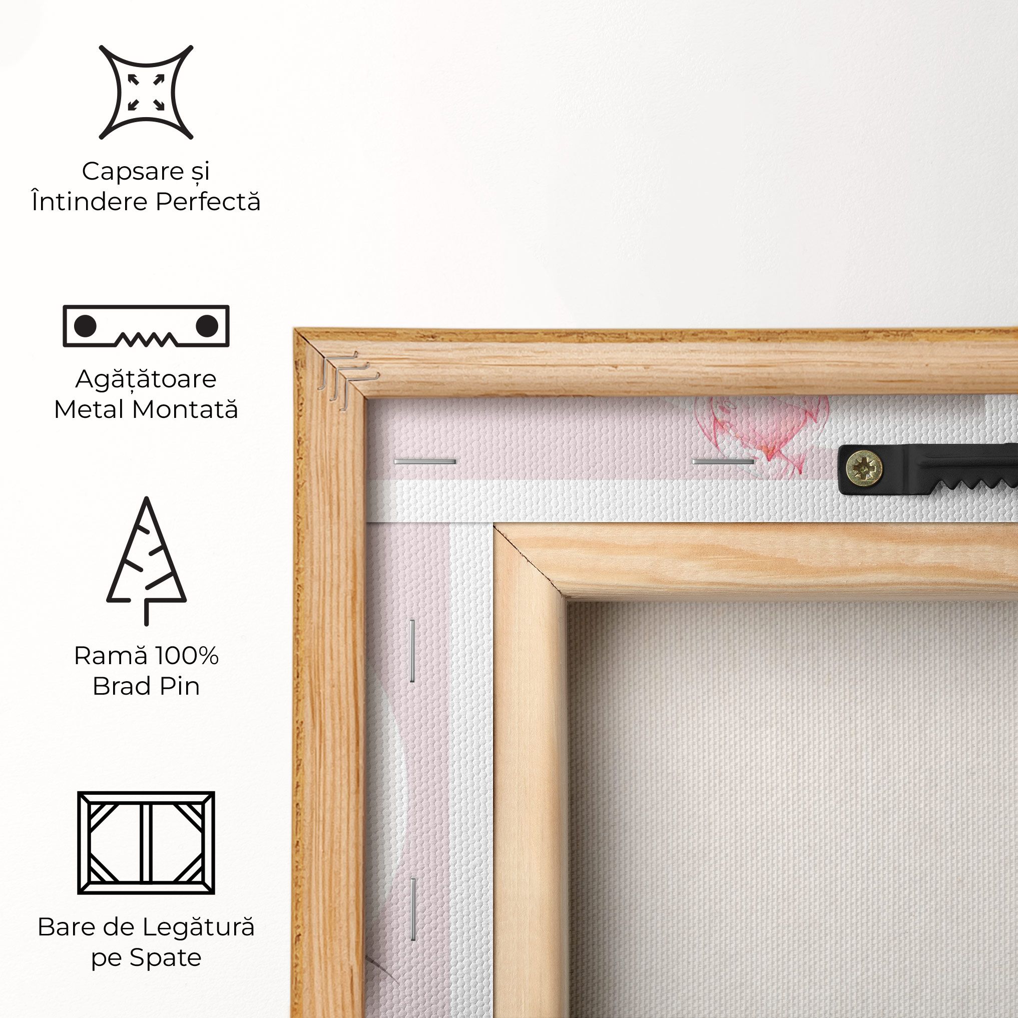 Pink Pastel Flower mockup 5