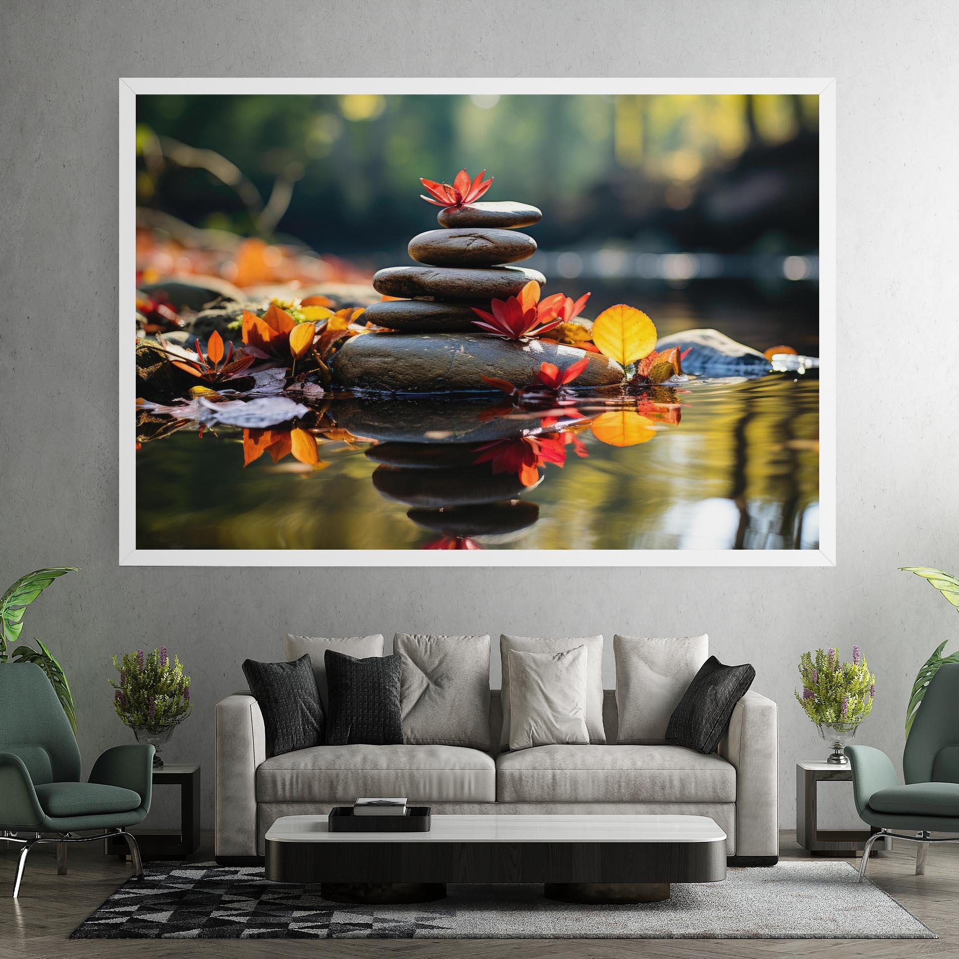 Tablou Canvas Autumn Stones mockup 7