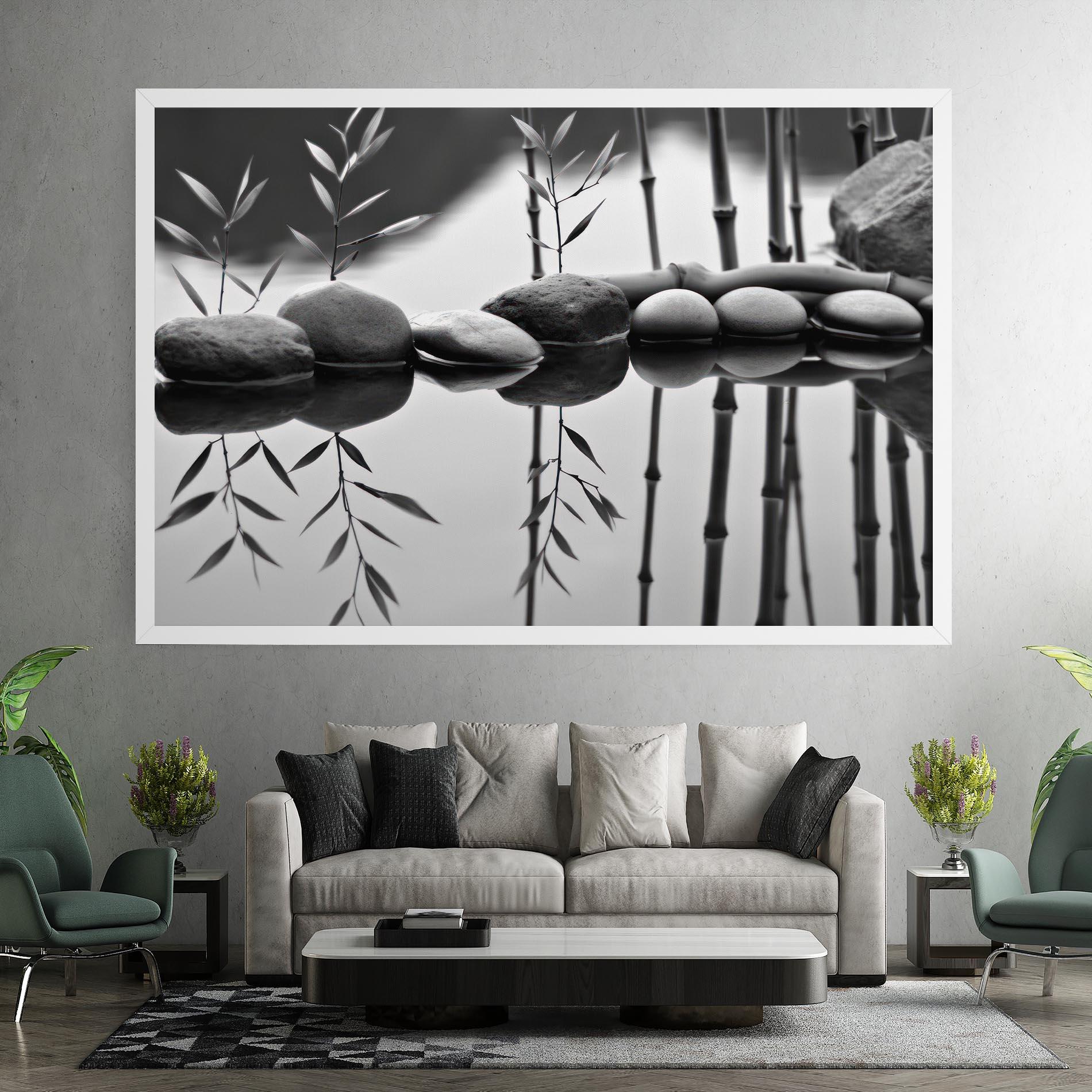 Tablou Canvas Bamboo Lake mockup 7