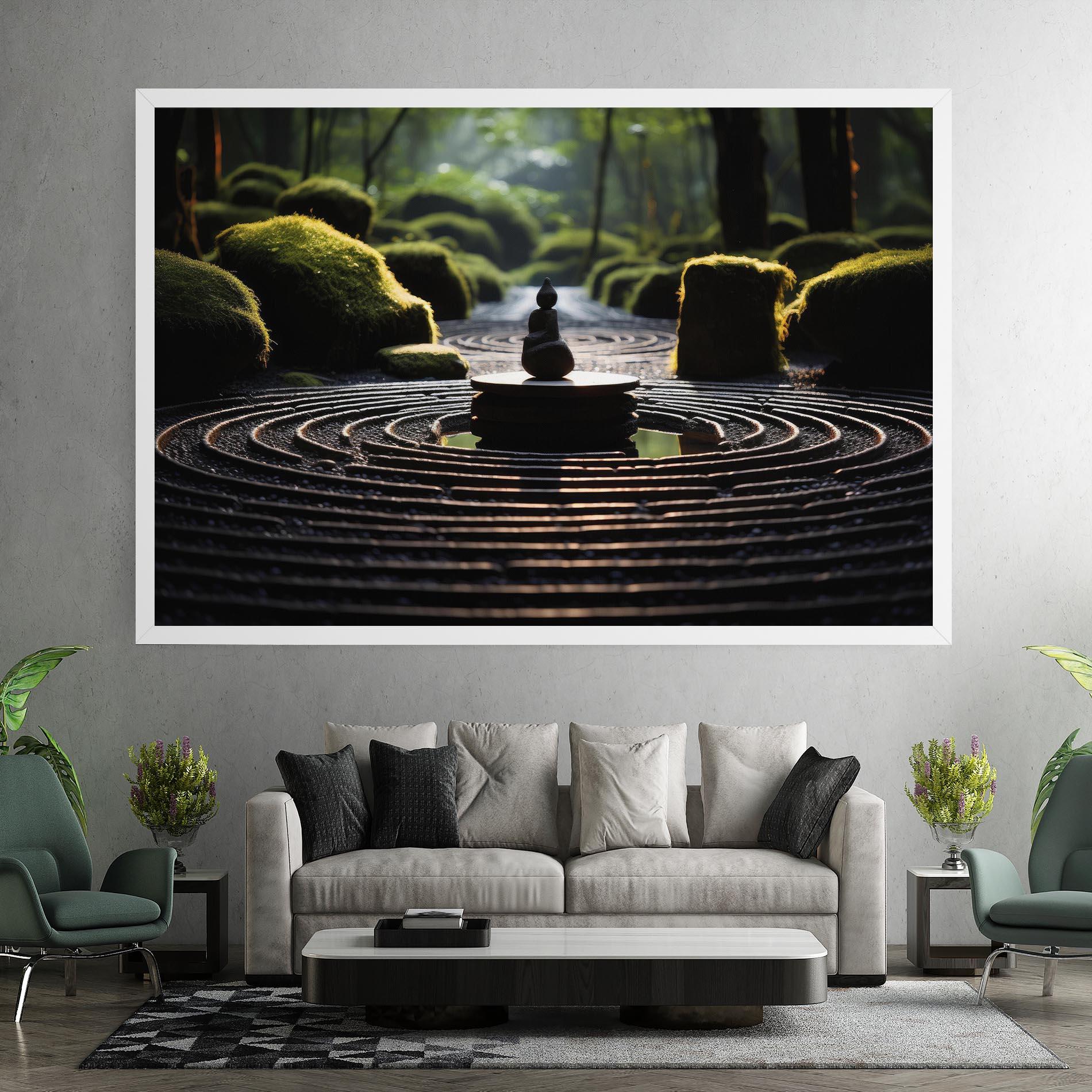 Tablou Canvas Beautiful Zen Garden mockup 7