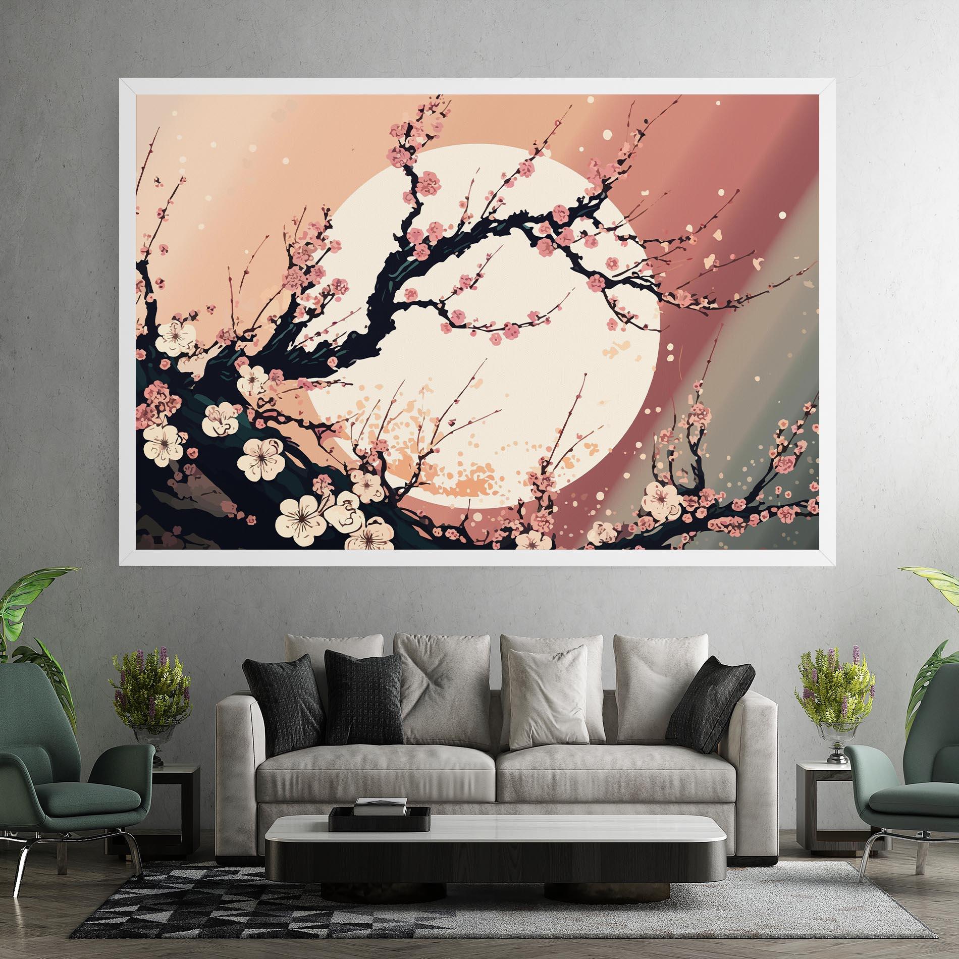 Tablou Canvas Blossom Full Moon mockup 7