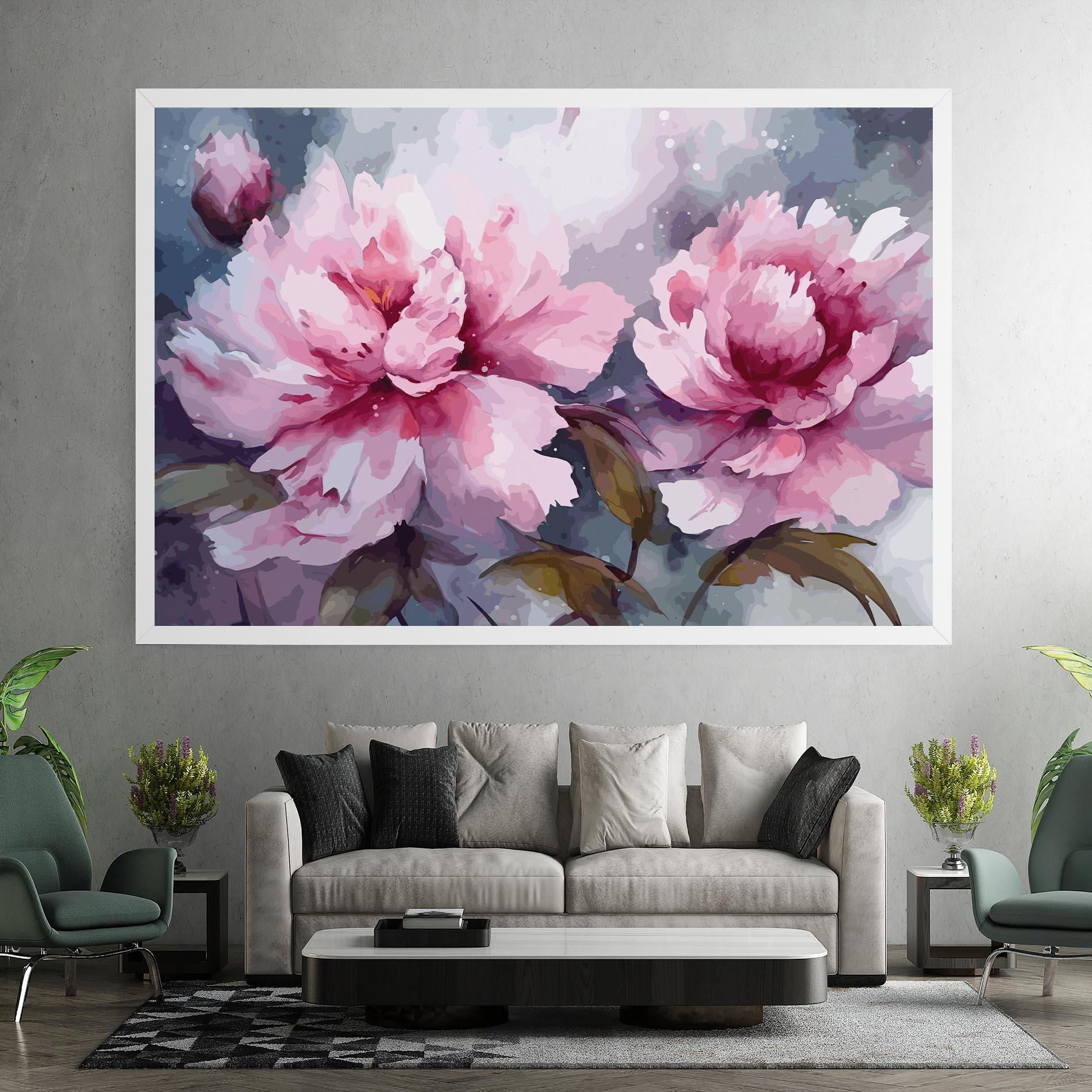 Tablou Canvas Pink Nature Flower mockup 7