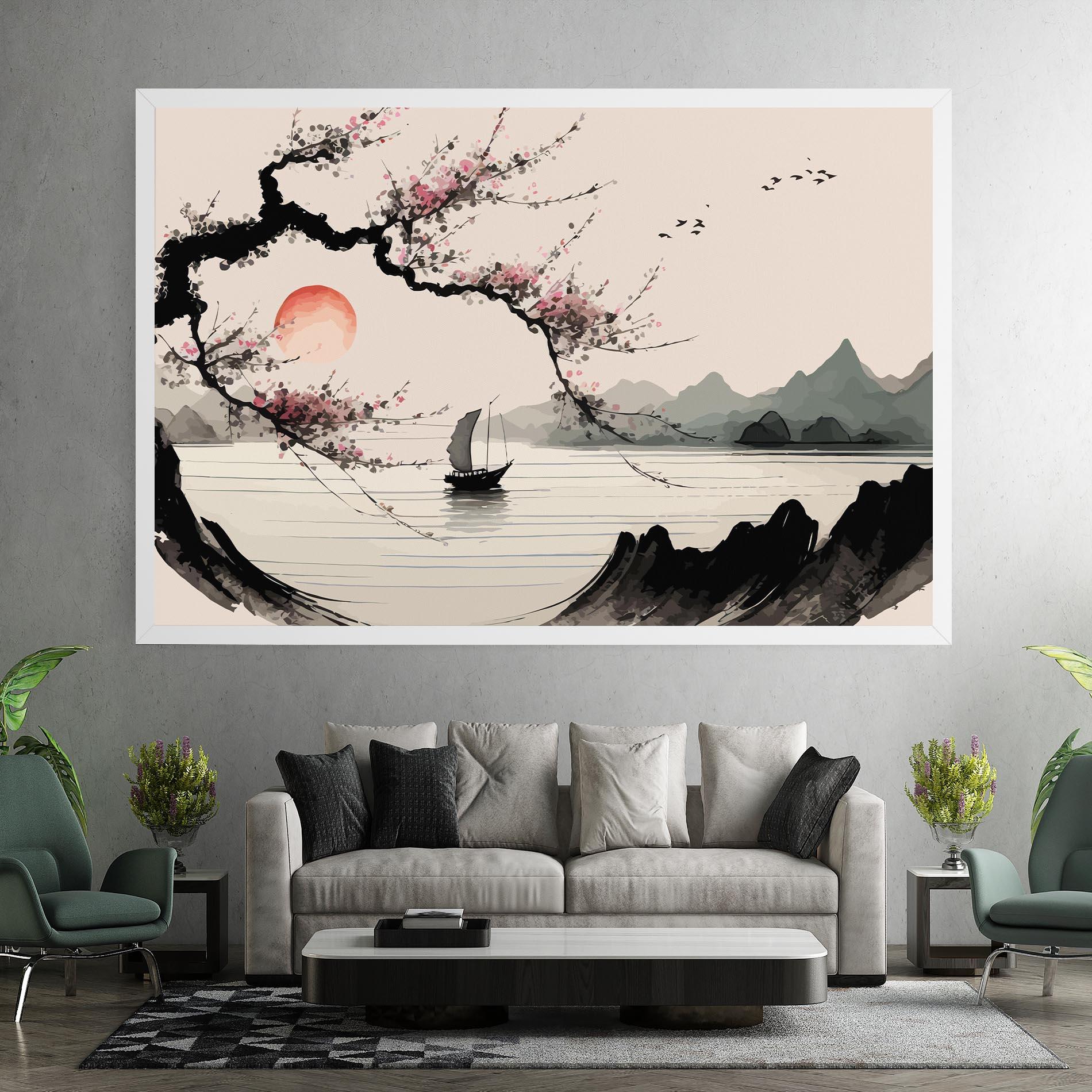 Tablou Canvas Relaxing Nature mockup 7