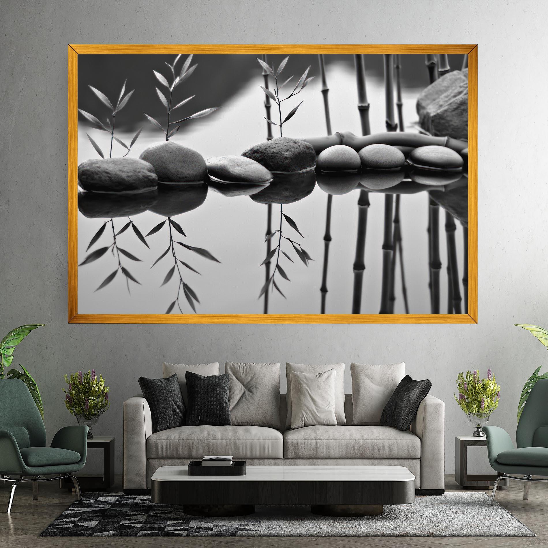 Tablou Canvas Bamboo Lake mockup 7