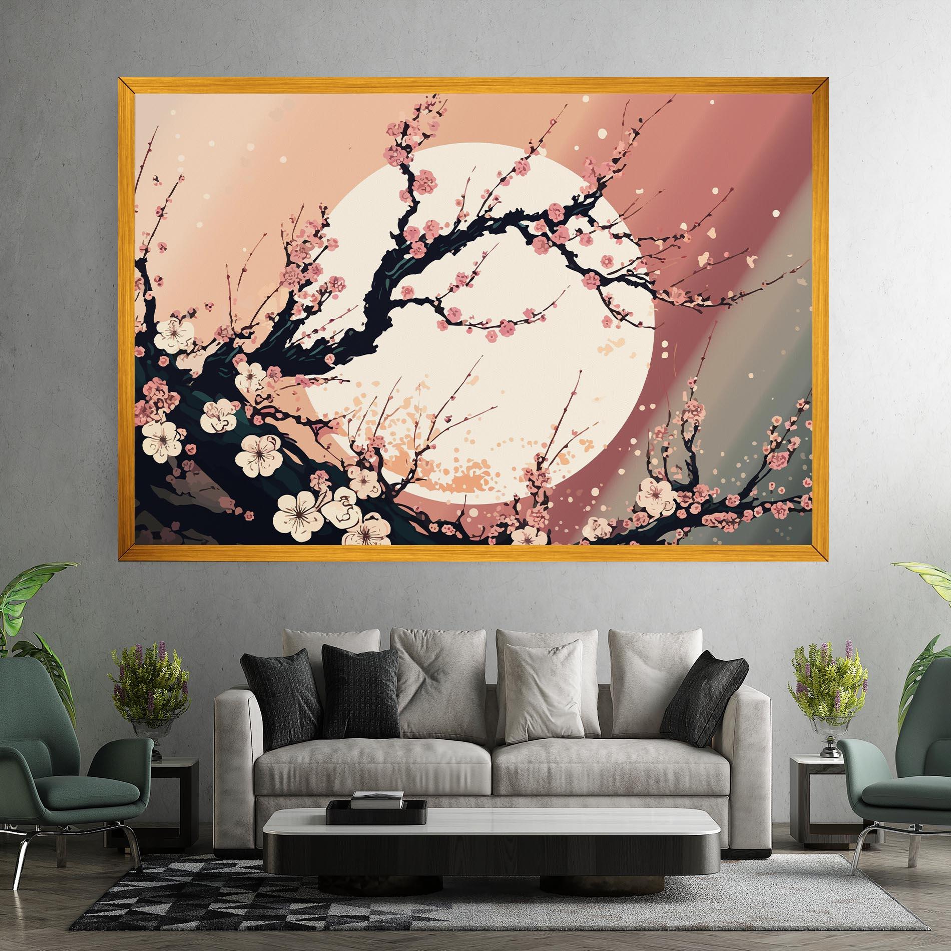 Tablou Canvas Blossom Full Moon mockup 7