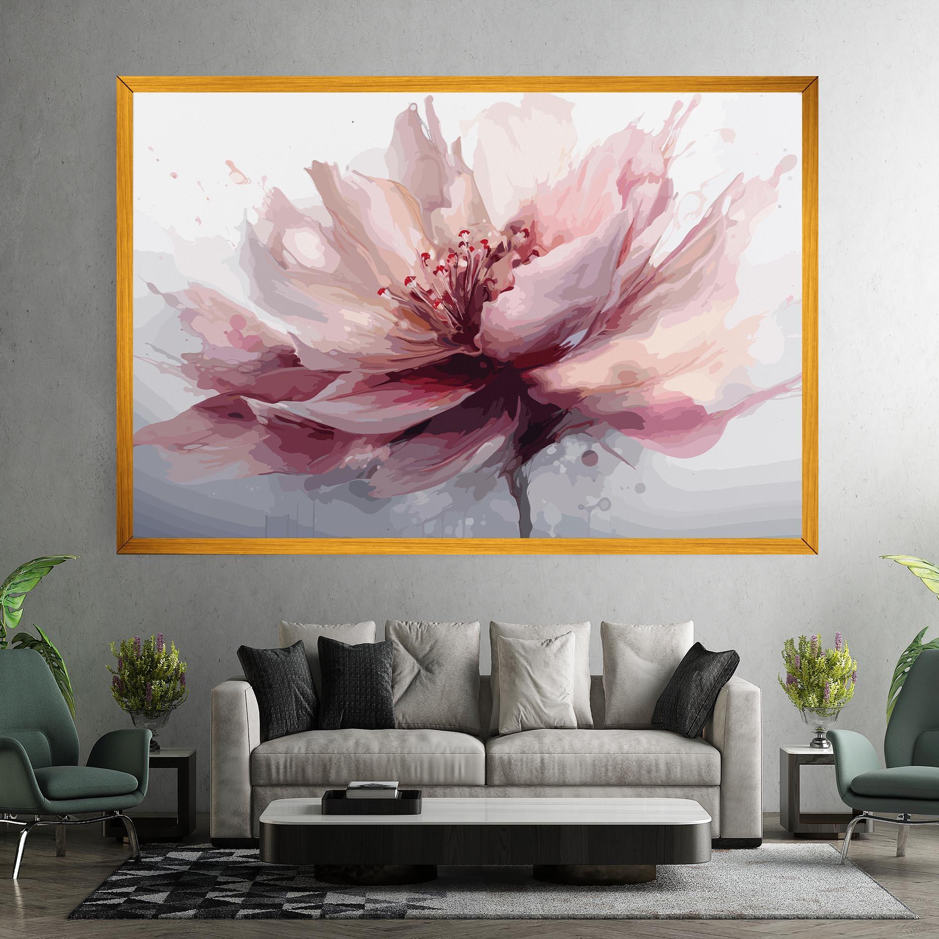 Tablou Canvas Meditation Flower mockup 7