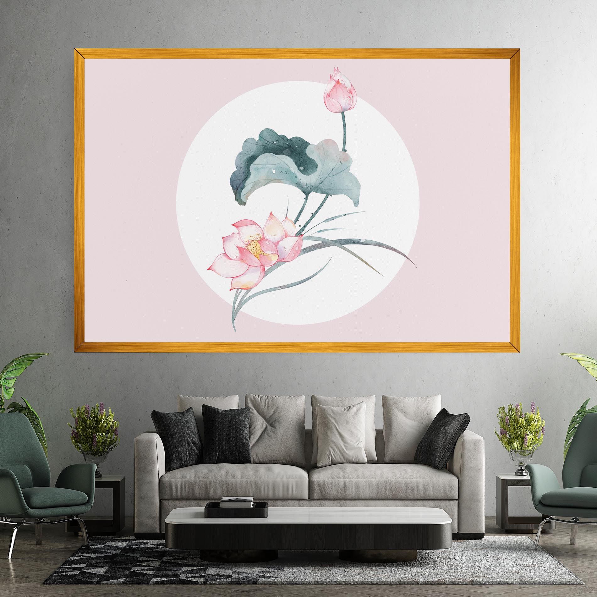 Pink Pastel Flower mockup 7