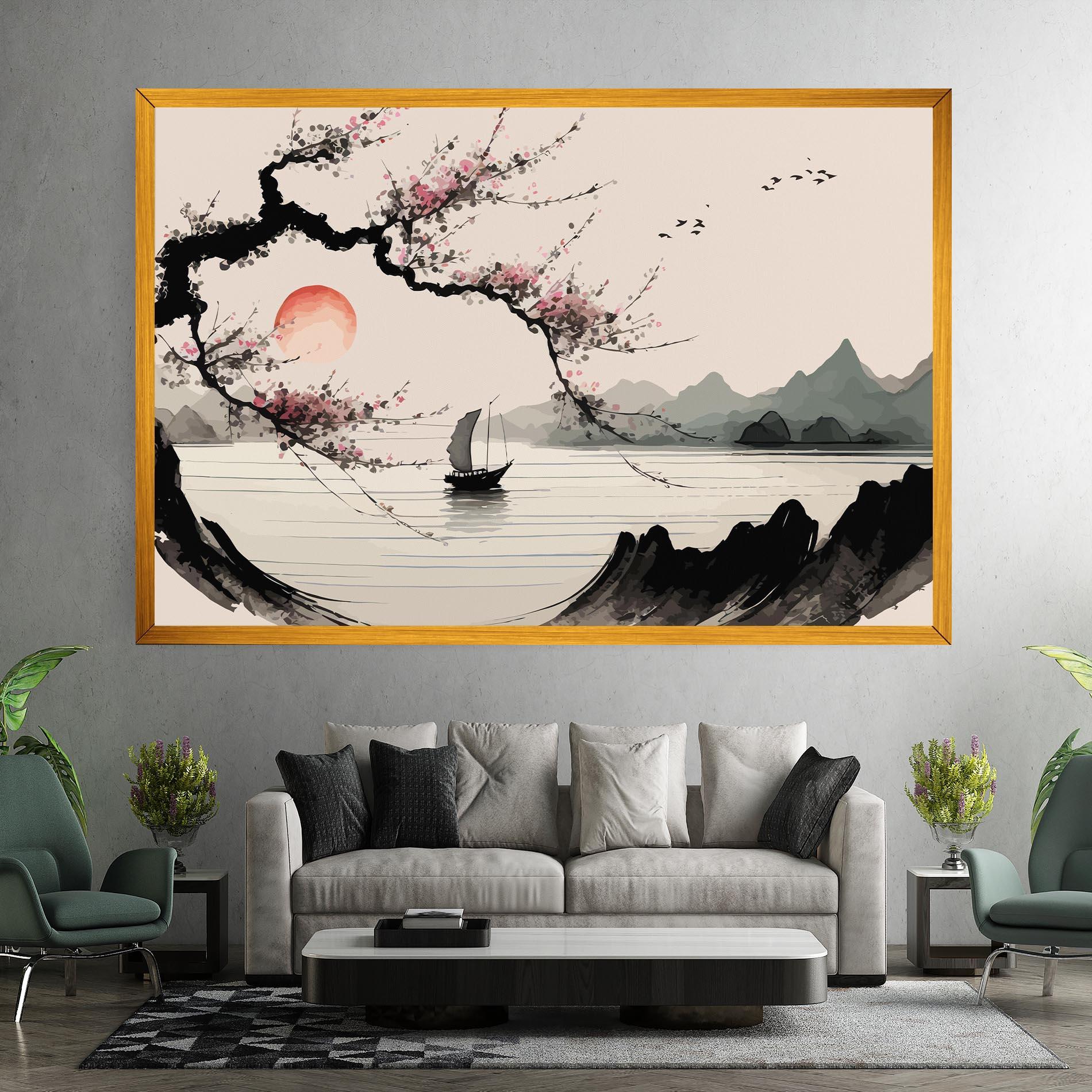 Tablou Canvas Relaxing Nature mockup 7