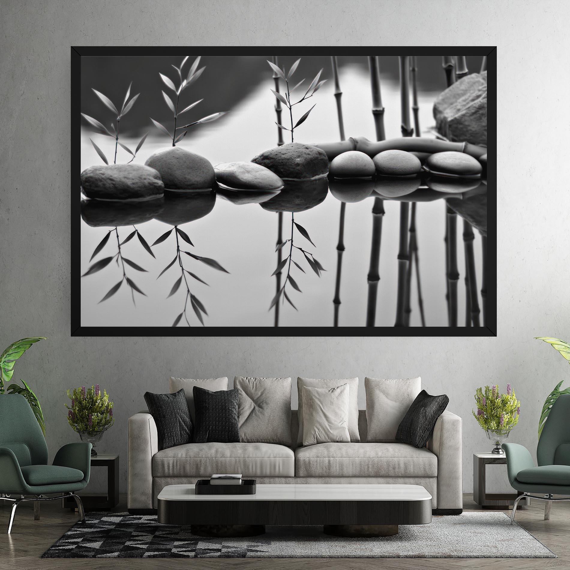 Tablou Canvas Bamboo Lake mockup 7