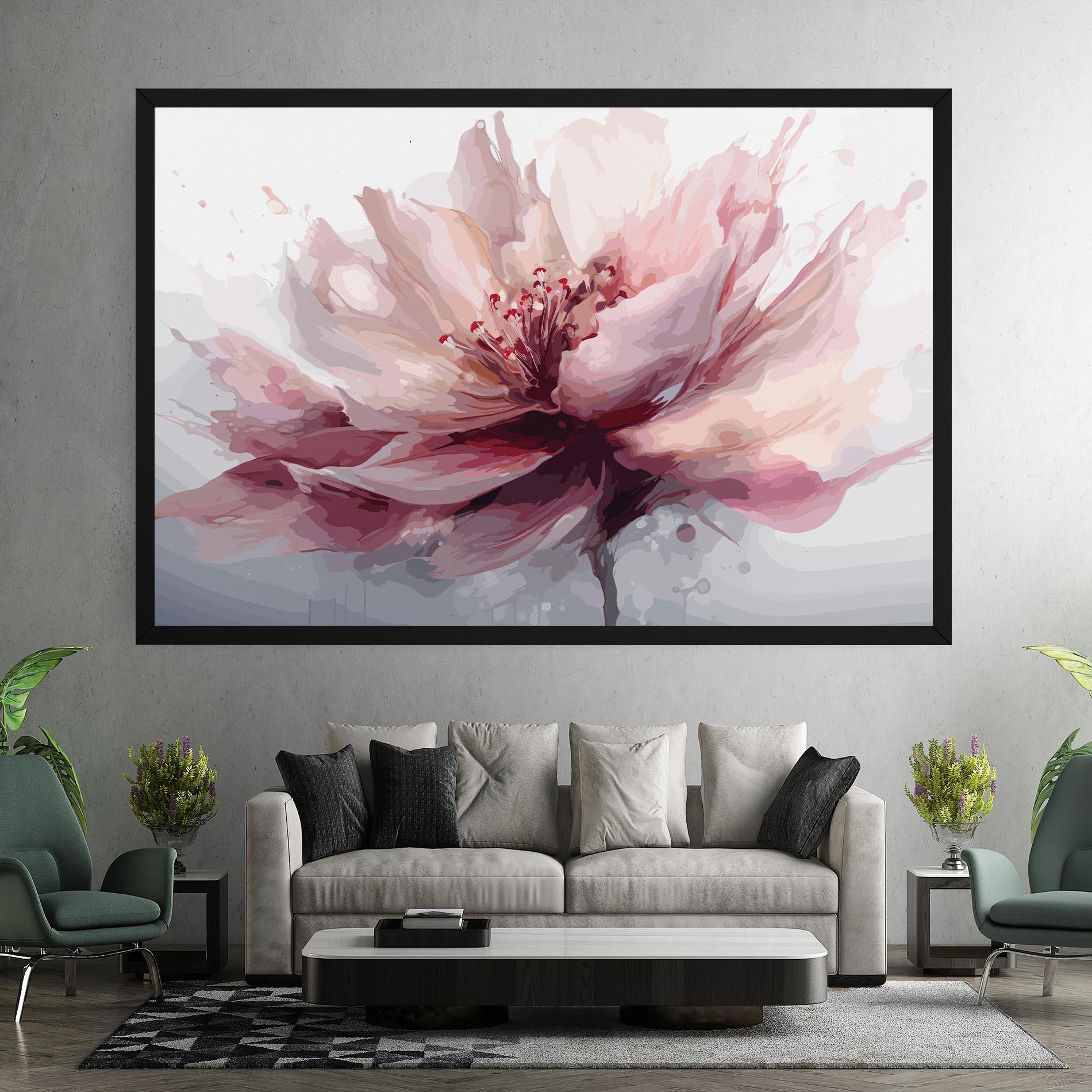 Tablou Canvas Meditation Flower mockup 7