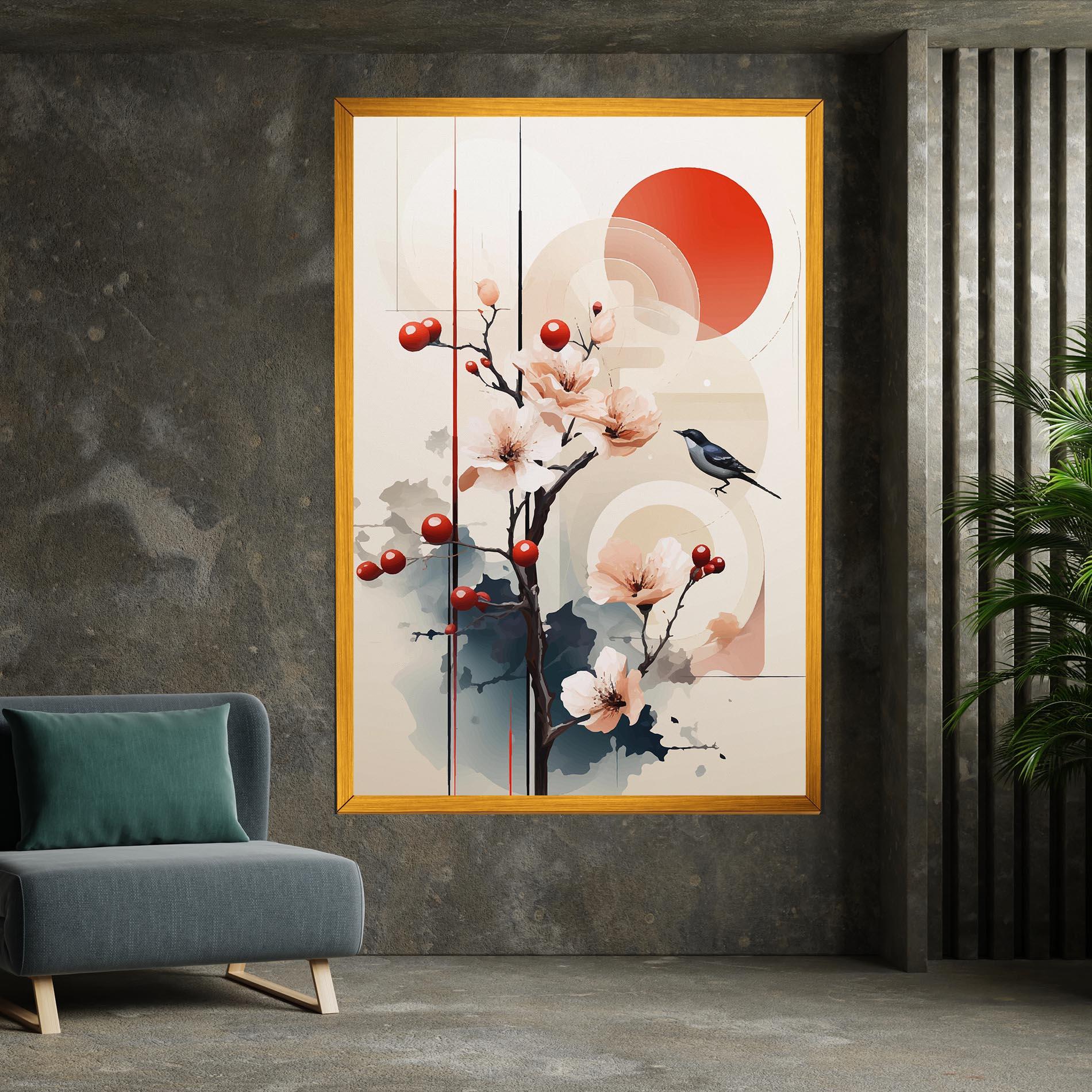 Tablou Canvas Cream Nature mockup 7