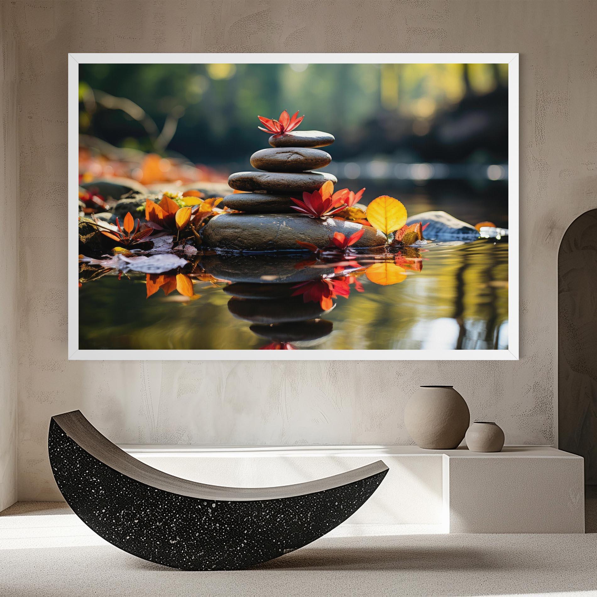 Tablou Canvas Autumn Stones mockup 8