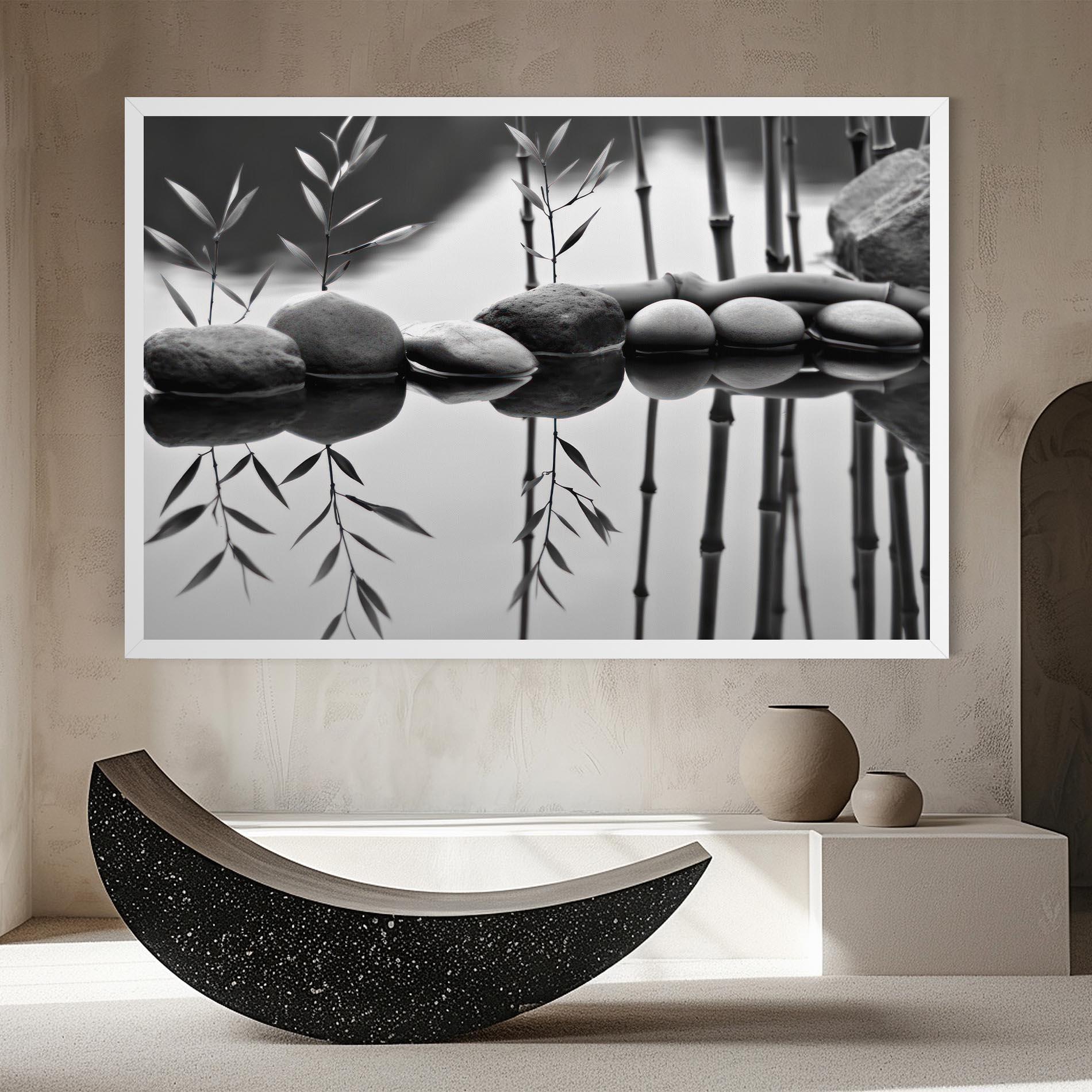 Tablou Canvas Bamboo Lake mockup 8