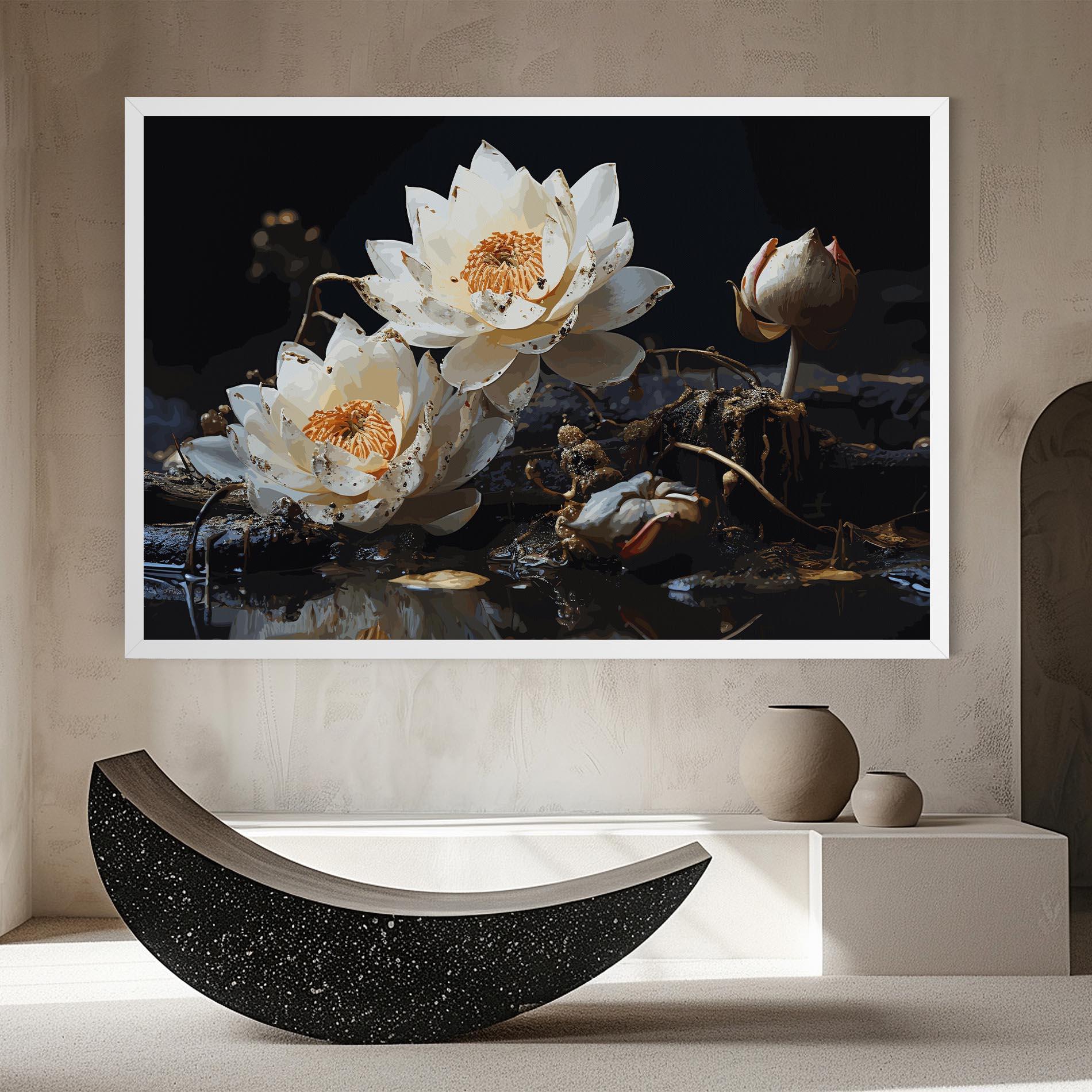 Tablou Canvas Beautiful White Nature mockup 8