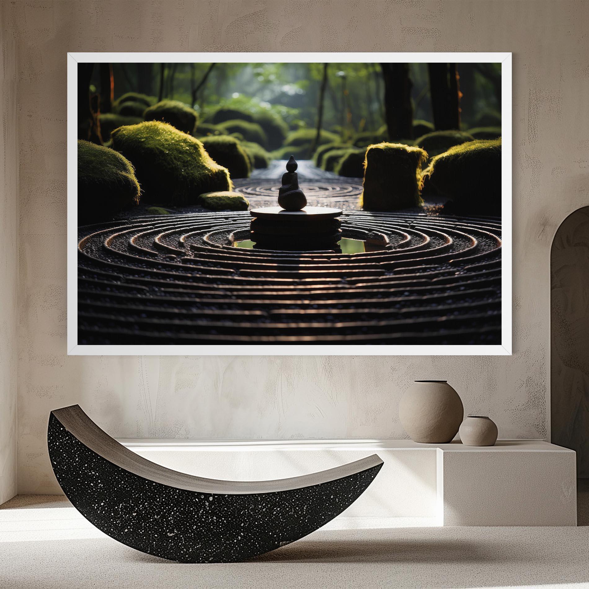 Tablou Canvas Beautiful Zen Garden mockup 8
