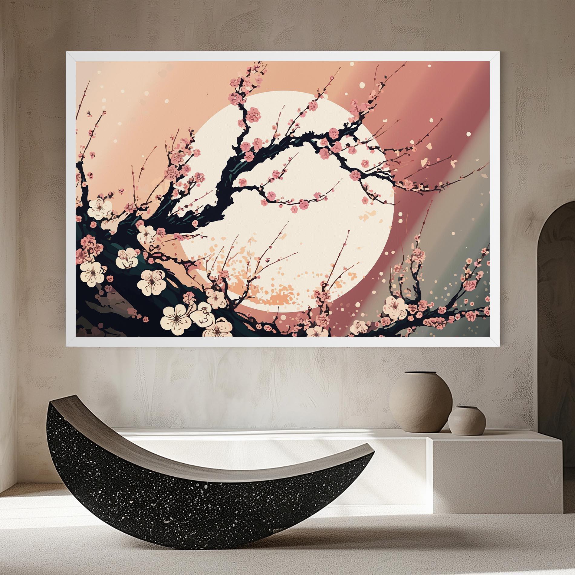 Tablou Canvas Blossom Full Moon mockup 8