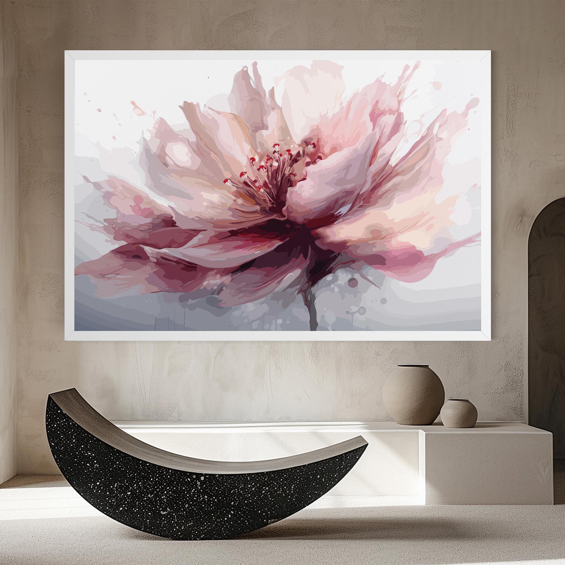 Tablou Canvas Meditation Flower mockup 8