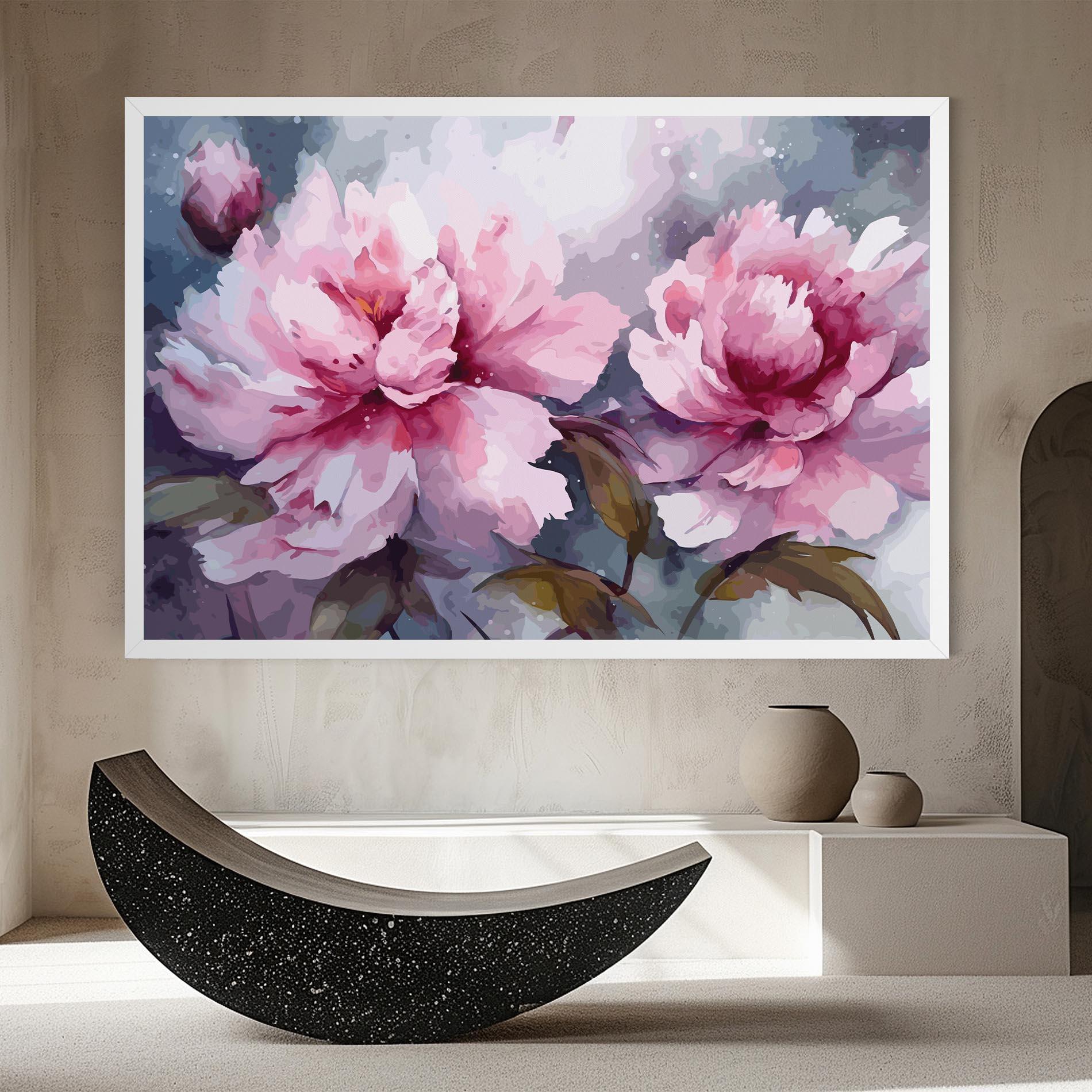 Tablou Canvas Pink Nature Flower mockup 8