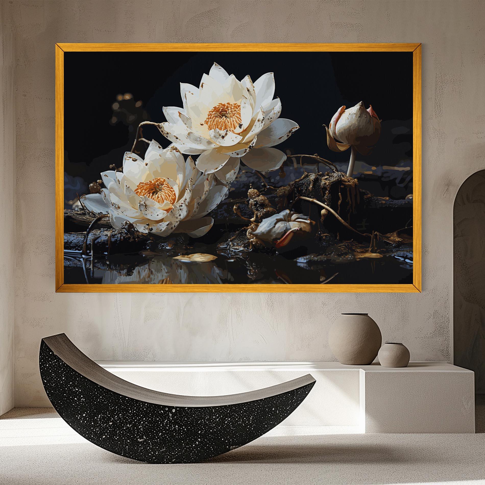 Tablou Canvas Beautiful White Nature mockup 8