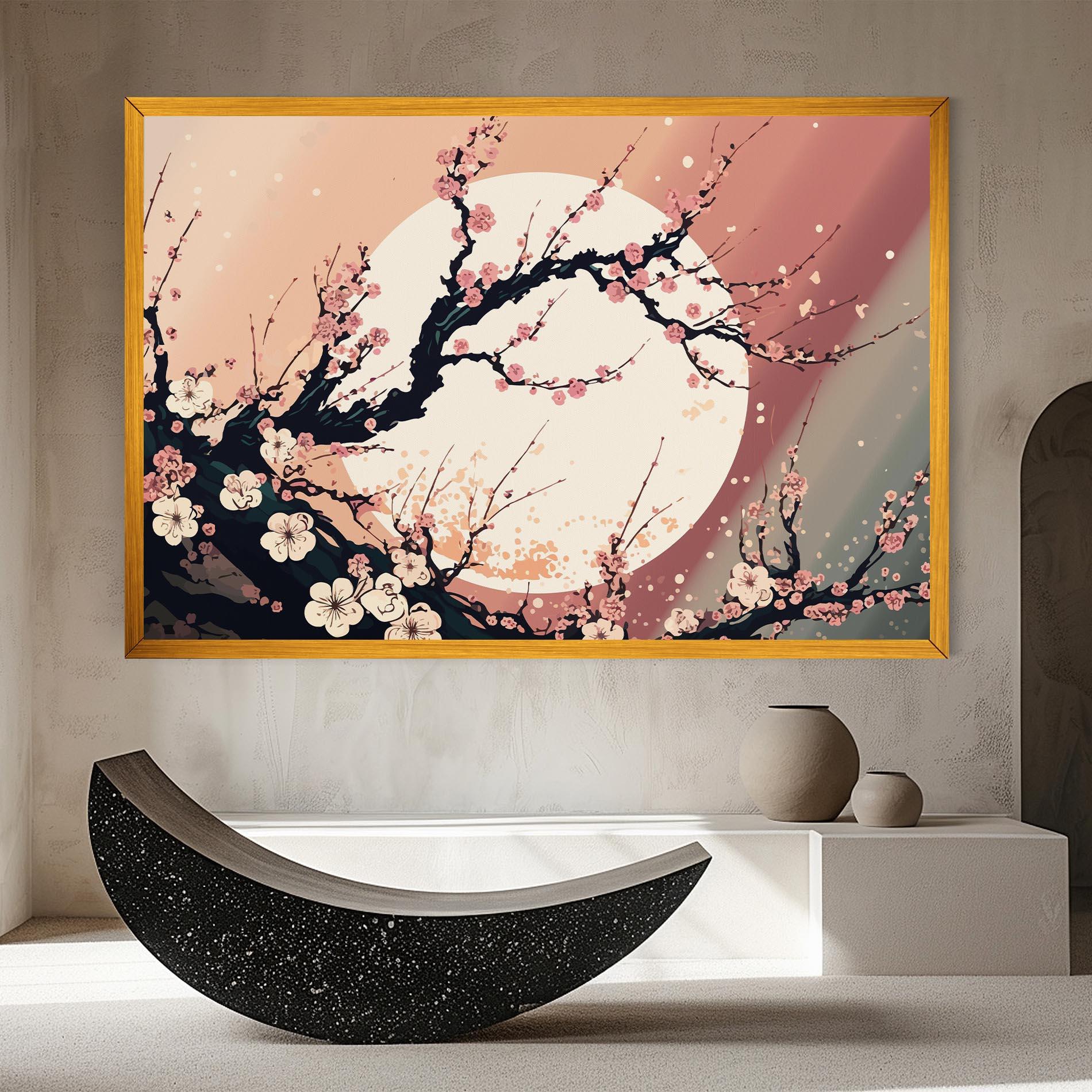 Tablou Canvas Blossom Full Moon mockup 8