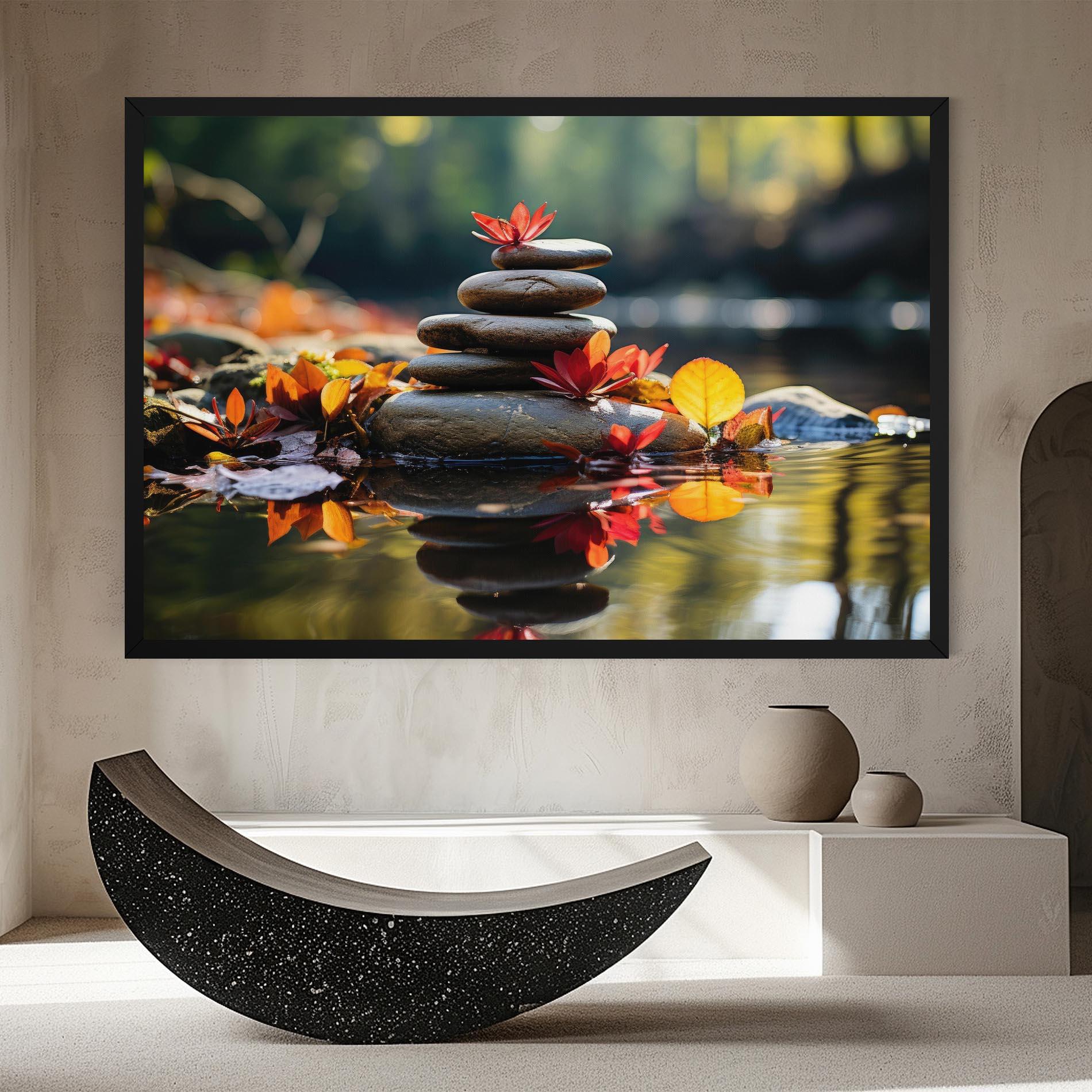 Tablou Canvas Autumn Stones mockup 8