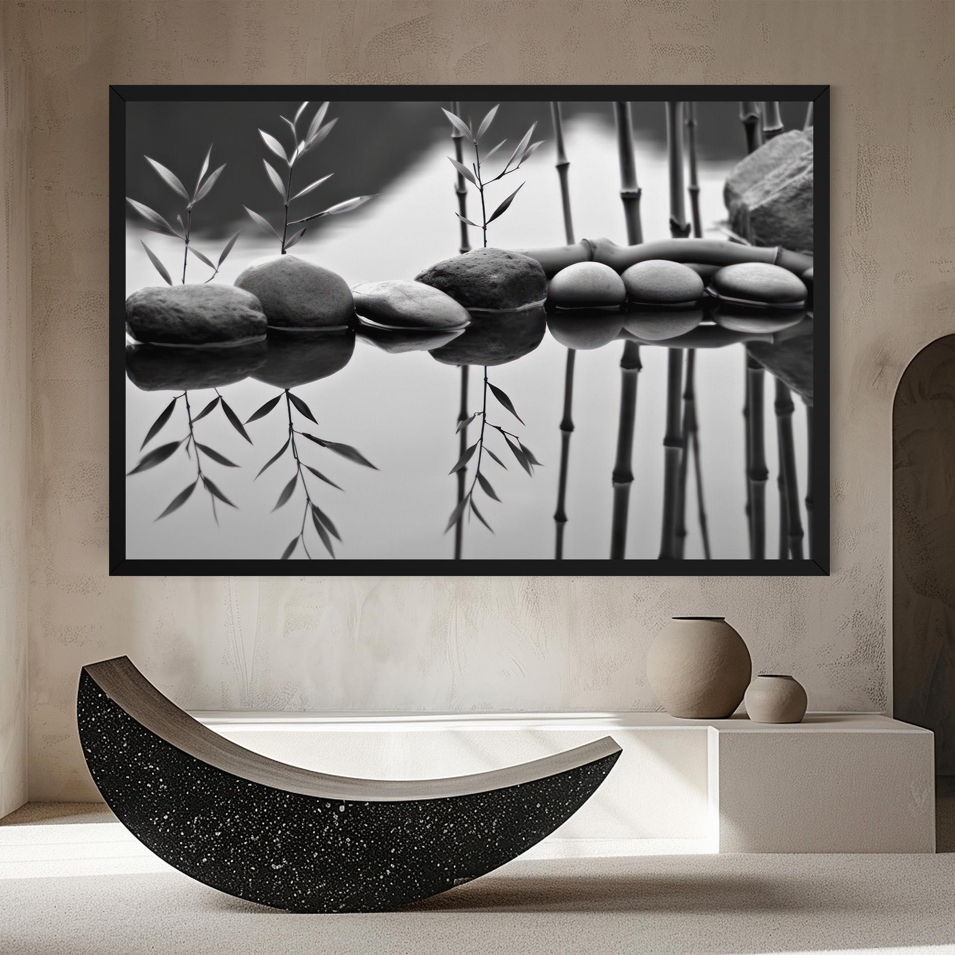 Tablou Canvas Bamboo Lake mockup 8