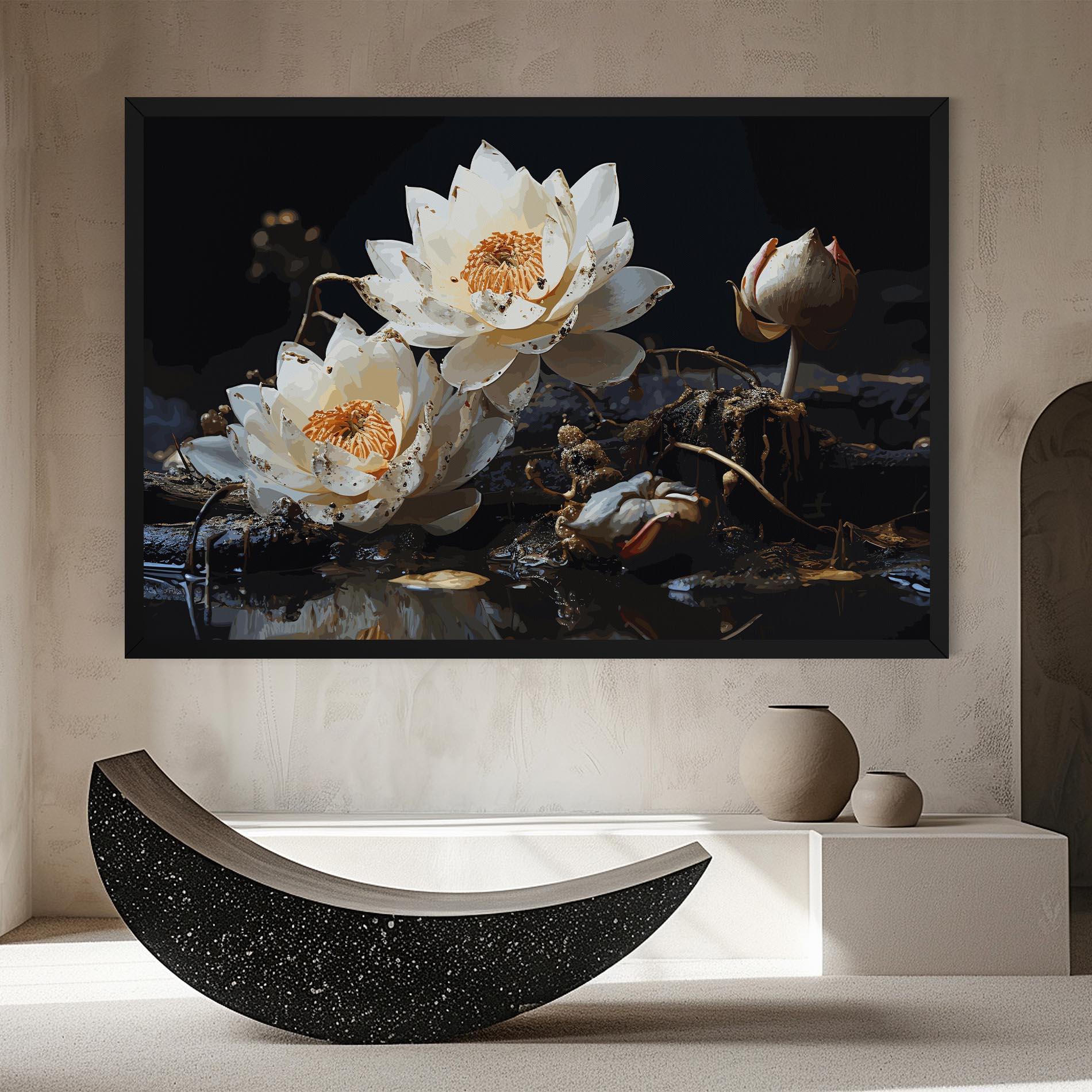 Tablou Canvas Beautiful White Nature mockup 8