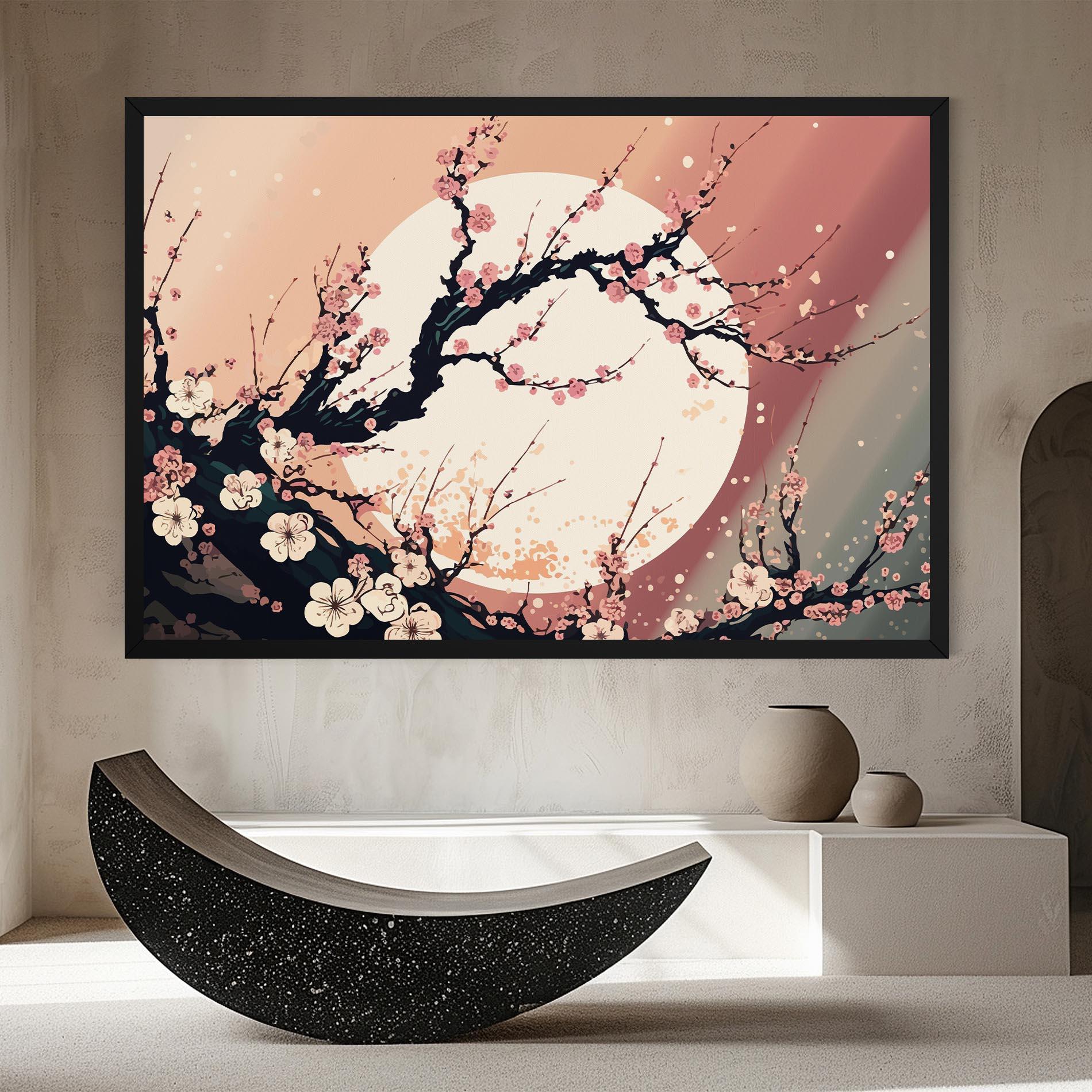 Tablou Canvas Blossom Full Moon mockup 8