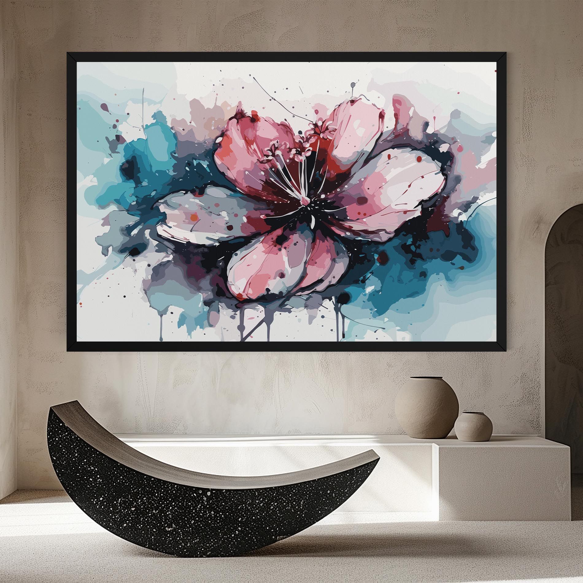 Pink Blue Nature mockup 8