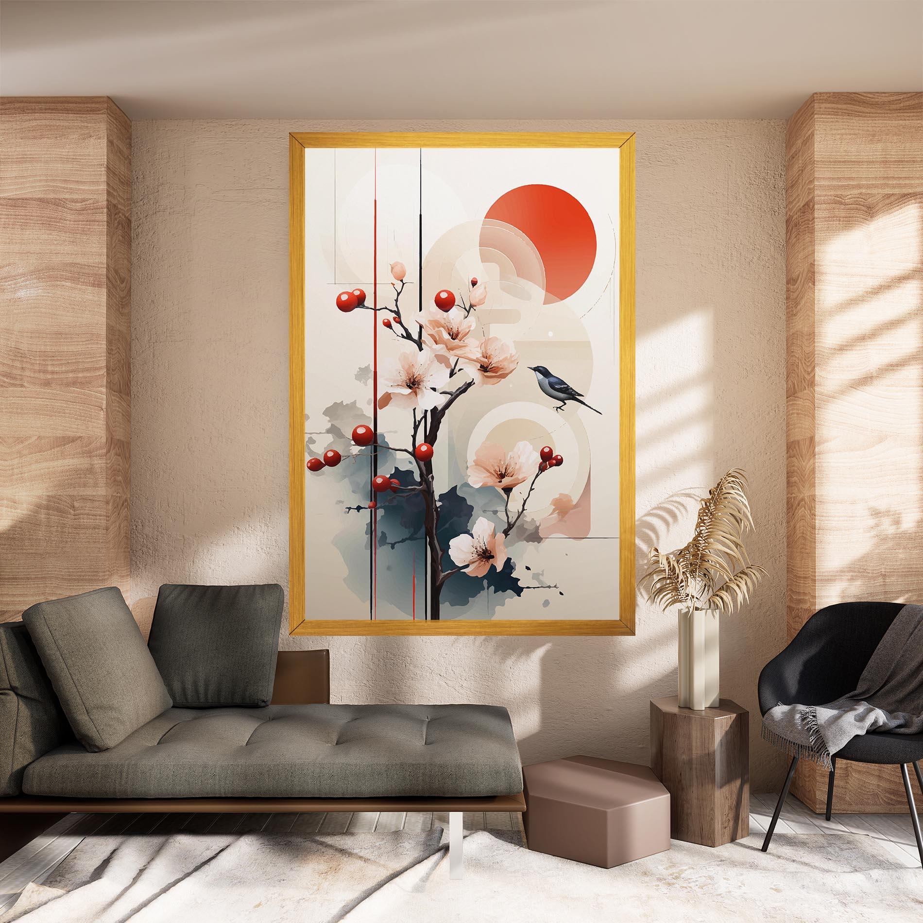 Tablou Canvas Cream Nature mockup 8