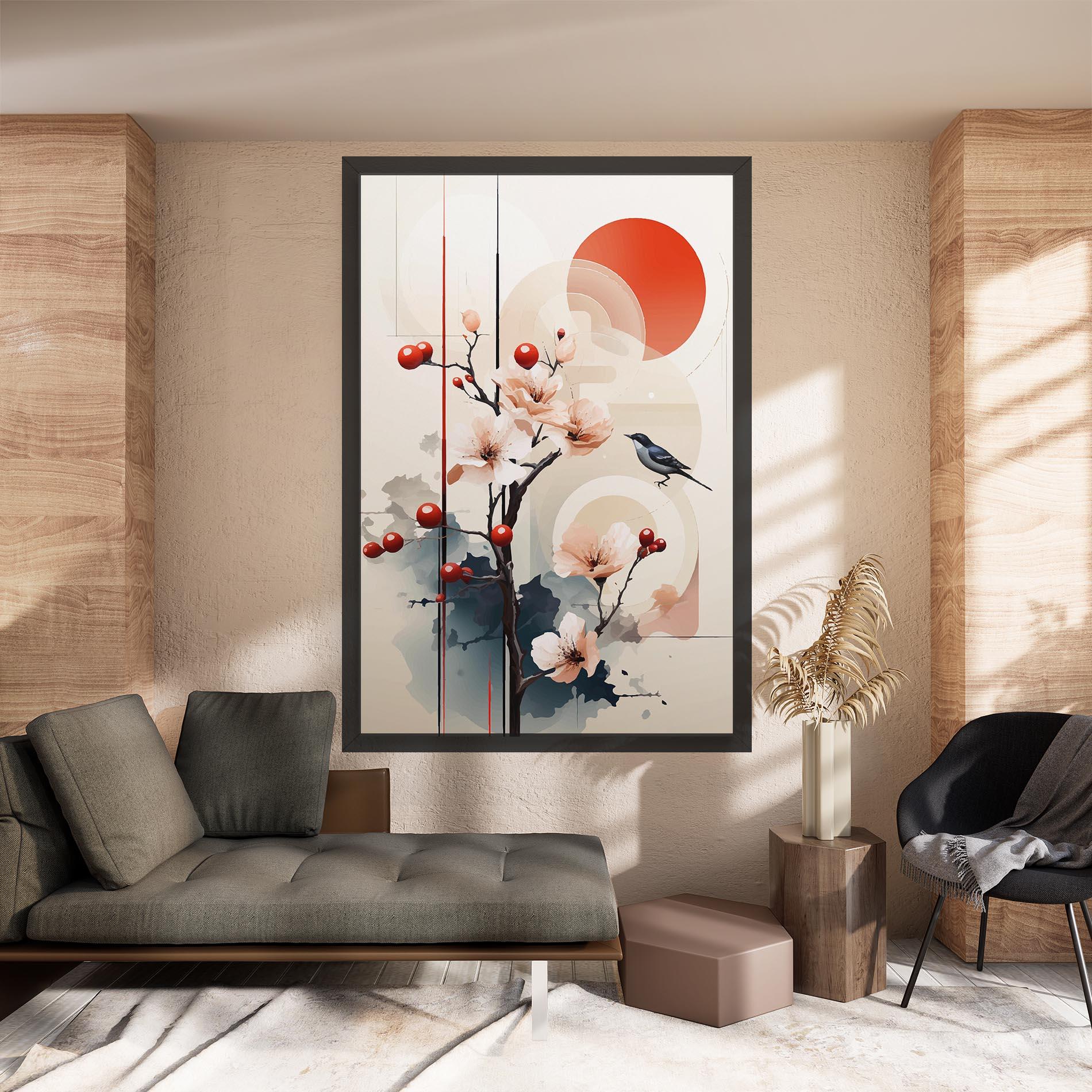 Tablou Canvas Cream Nature mockup 8