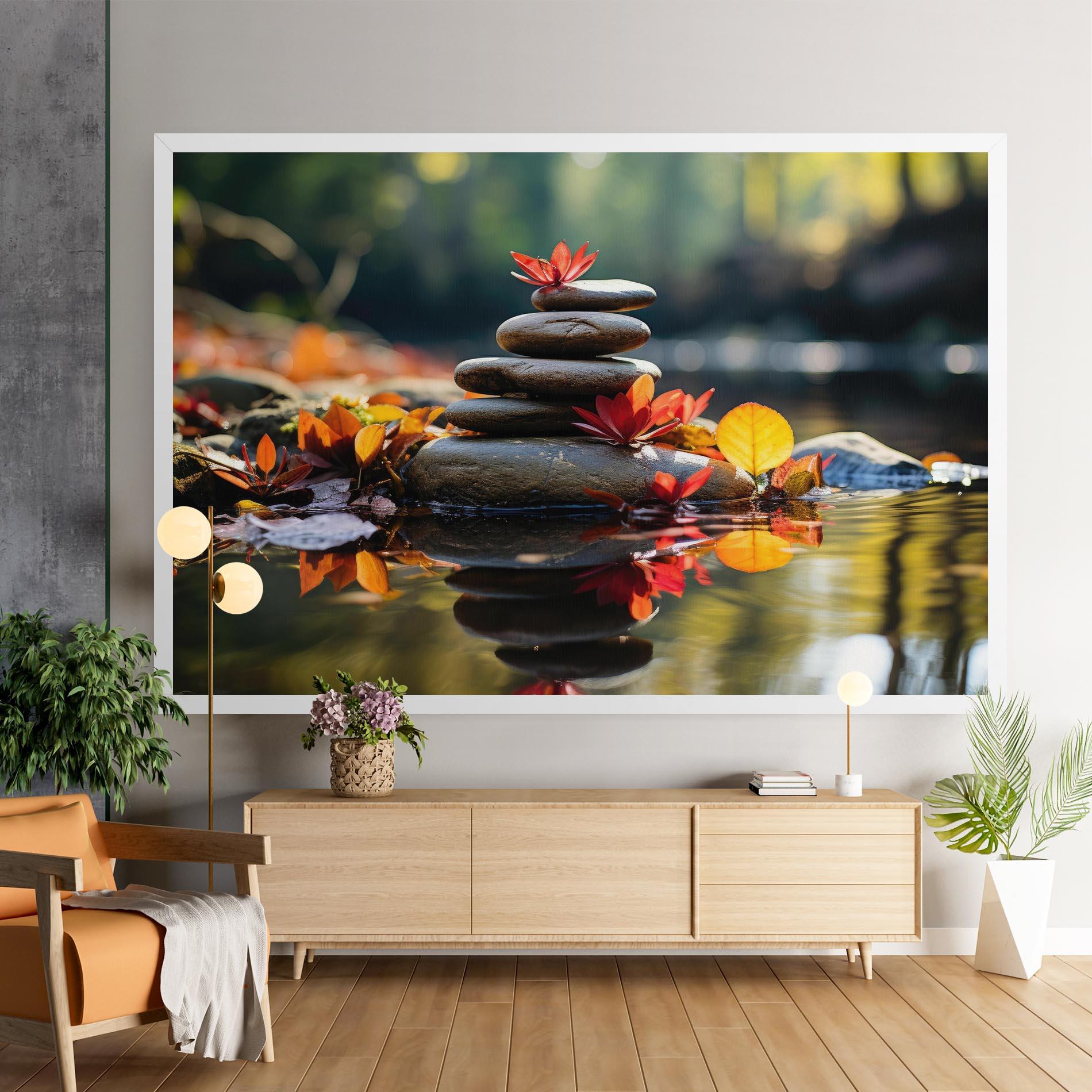Tablou Canvas Autumn Stones mockup 9