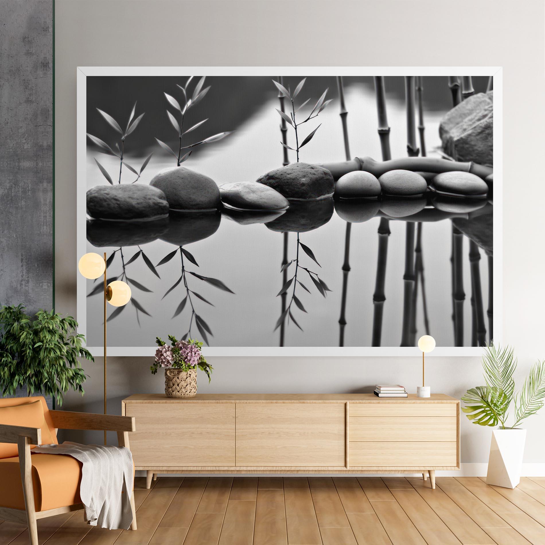 Tablou Canvas Bamboo Lake mockup 9