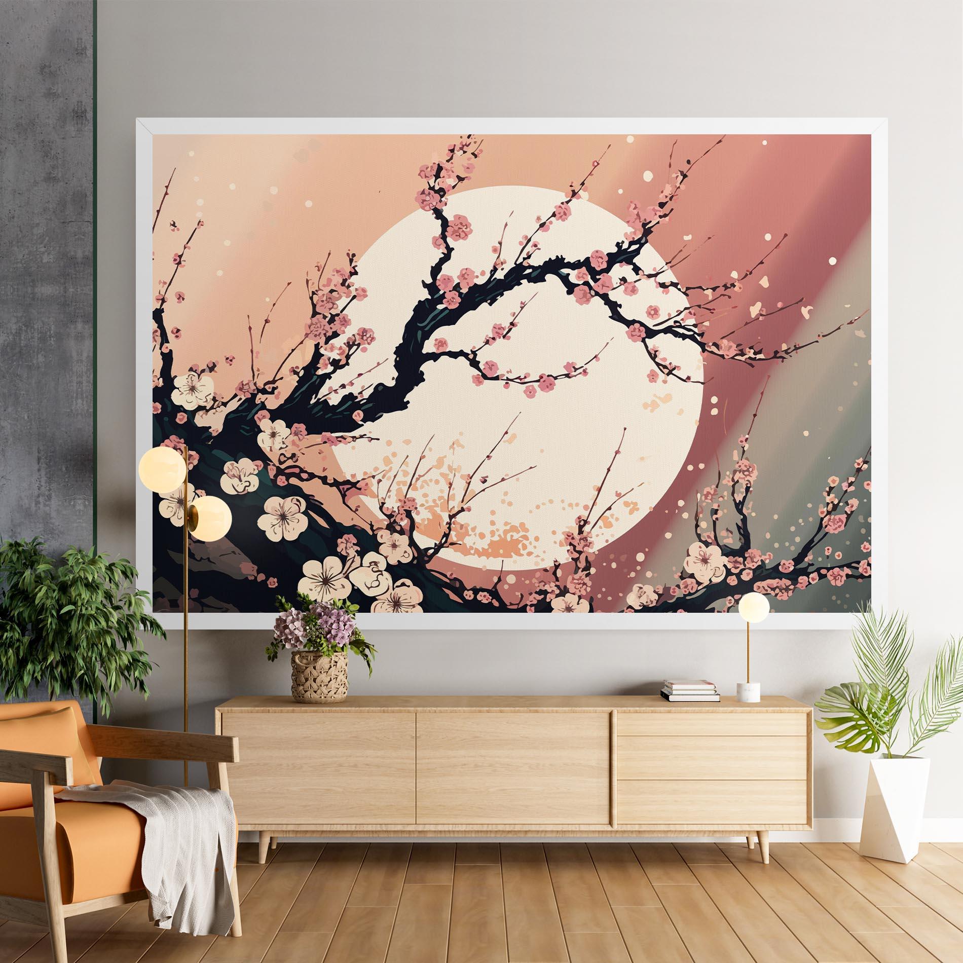 Tablou Canvas Blossom Full Moon mockup 9