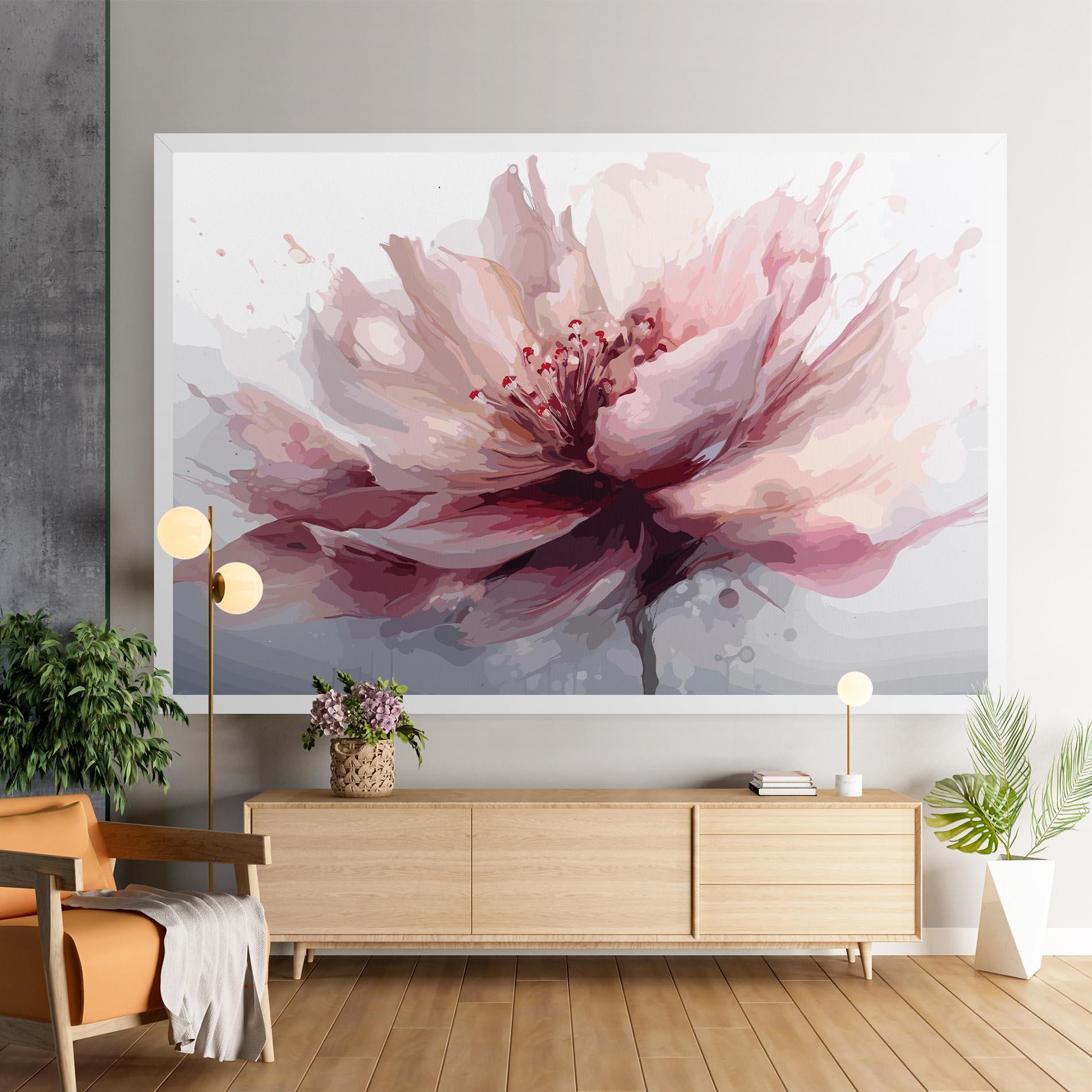 Tablou Canvas Meditation Flower mockup 9