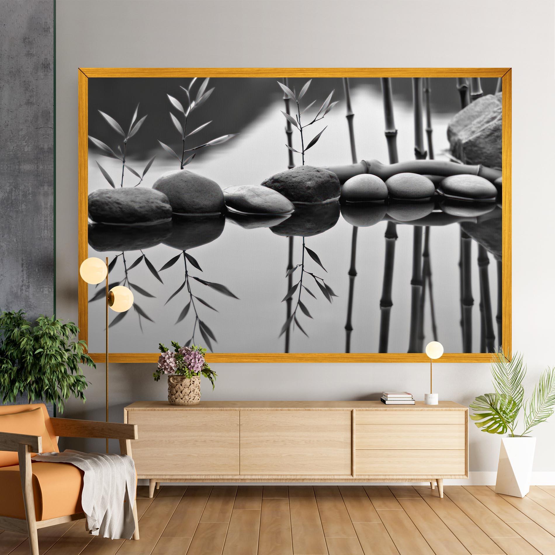 Tablou Canvas Bamboo Lake mockup 9