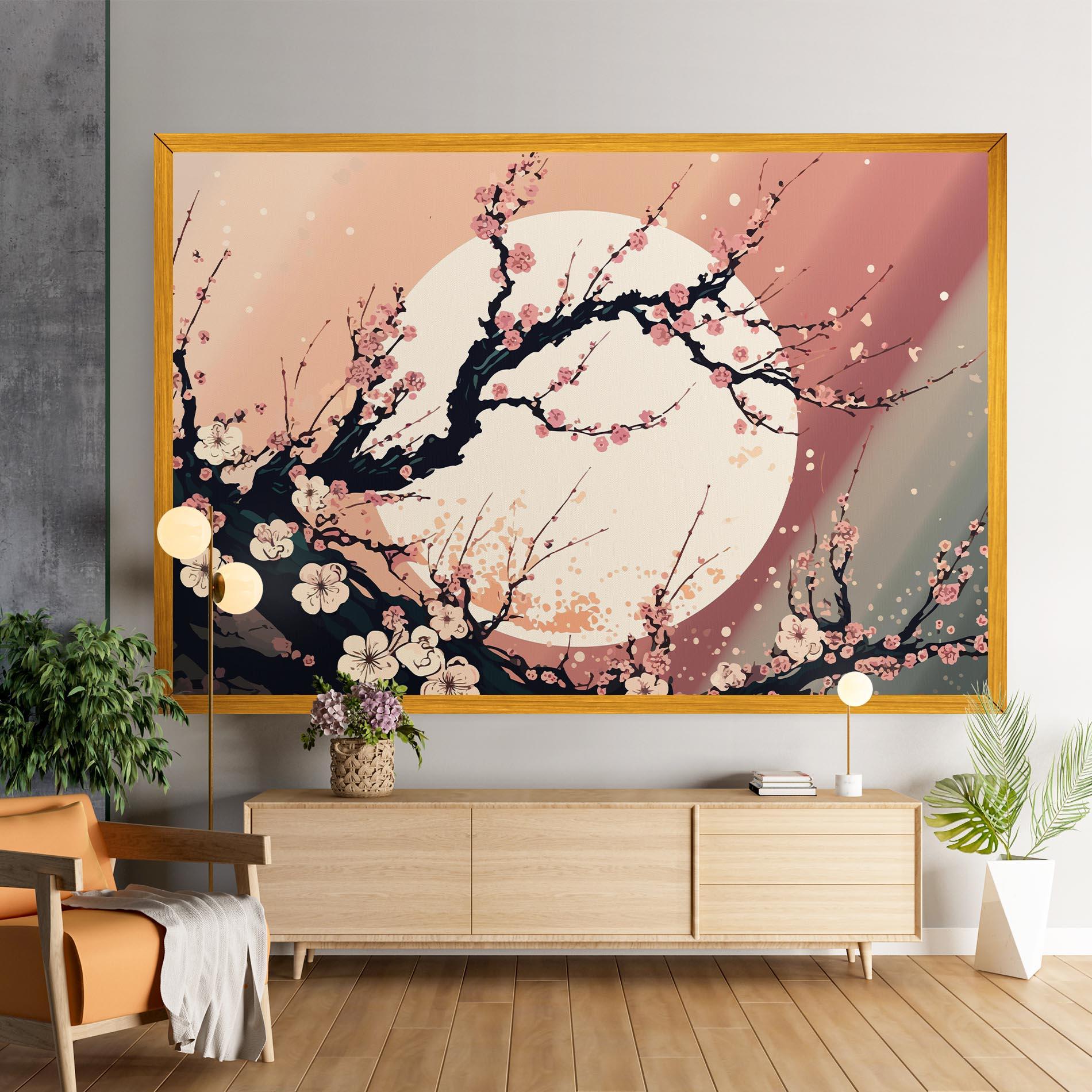 Tablou Canvas Blossom Full Moon mockup 9