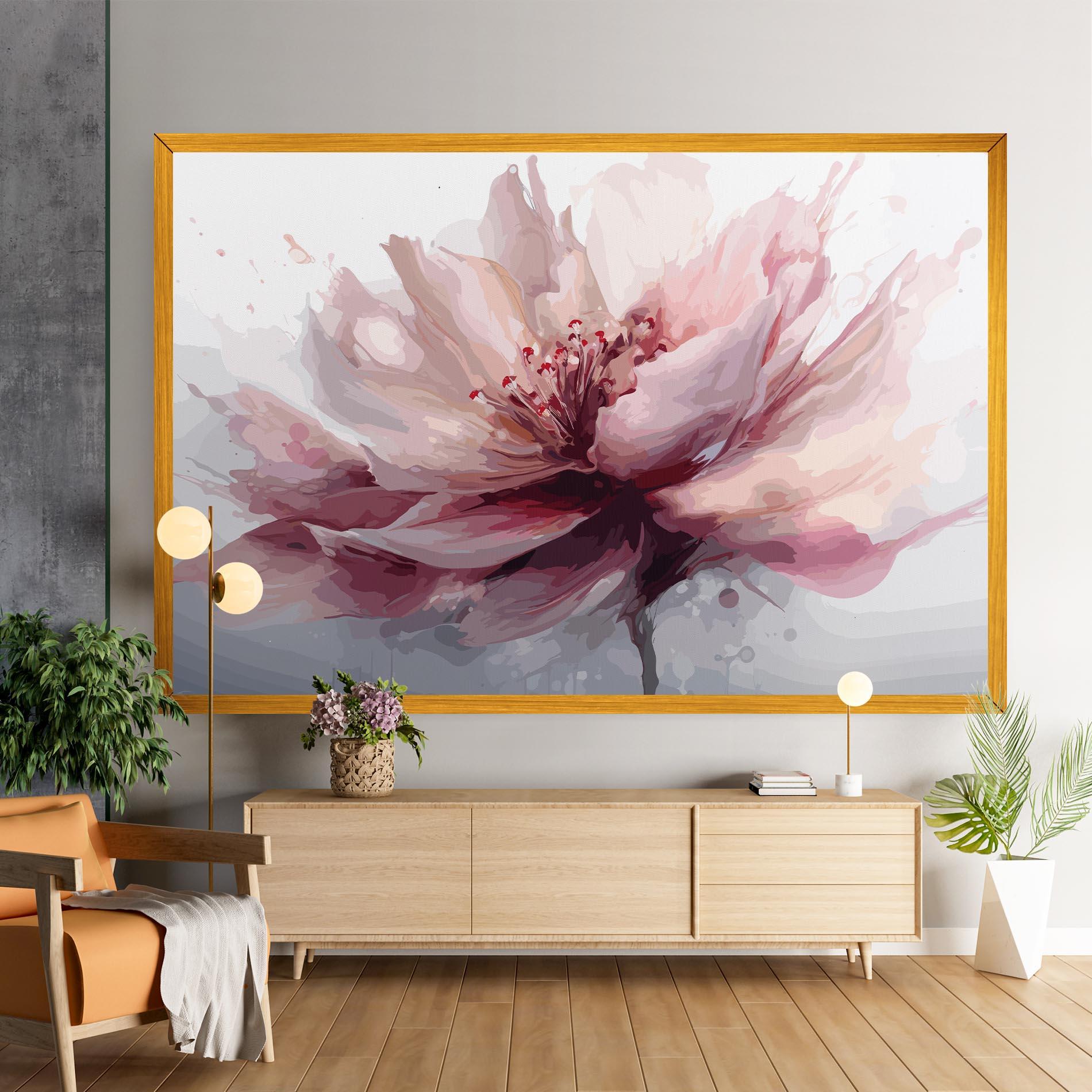 Tablou Canvas Meditation Flower mockup 9