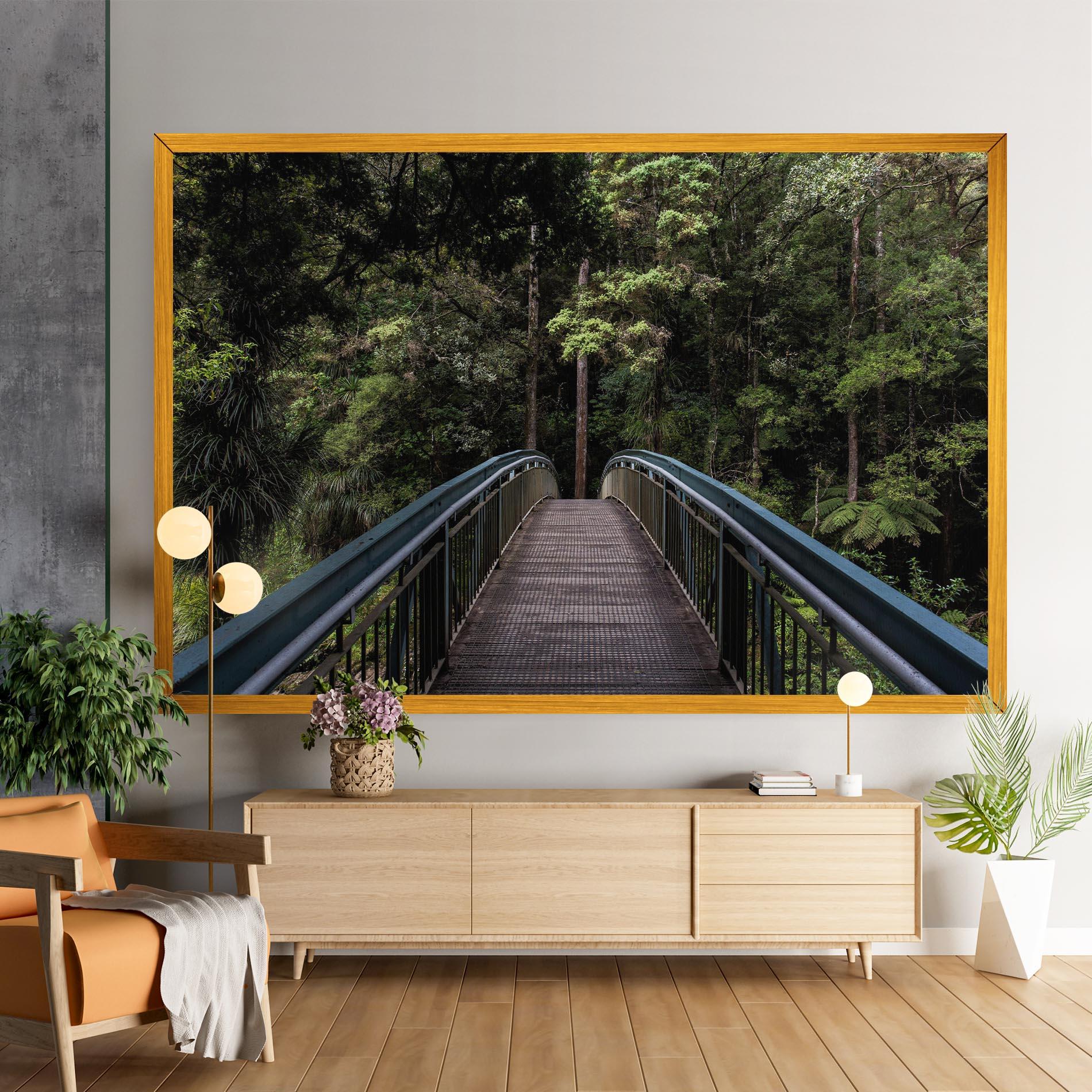 Tablou Canvas Nature Bridge mockup 9