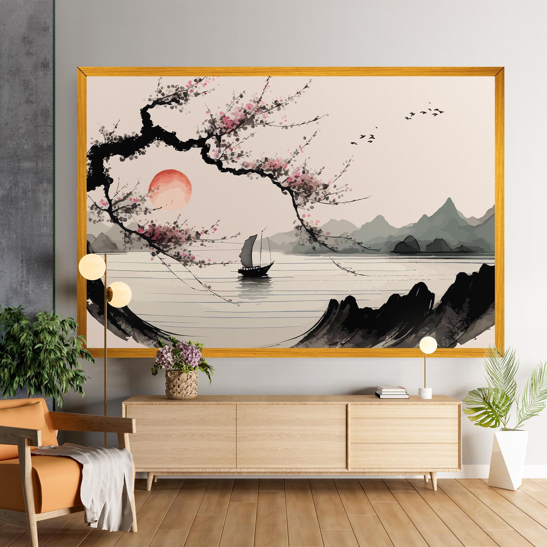 Tablou Canvas Relaxing Nature mockup 9