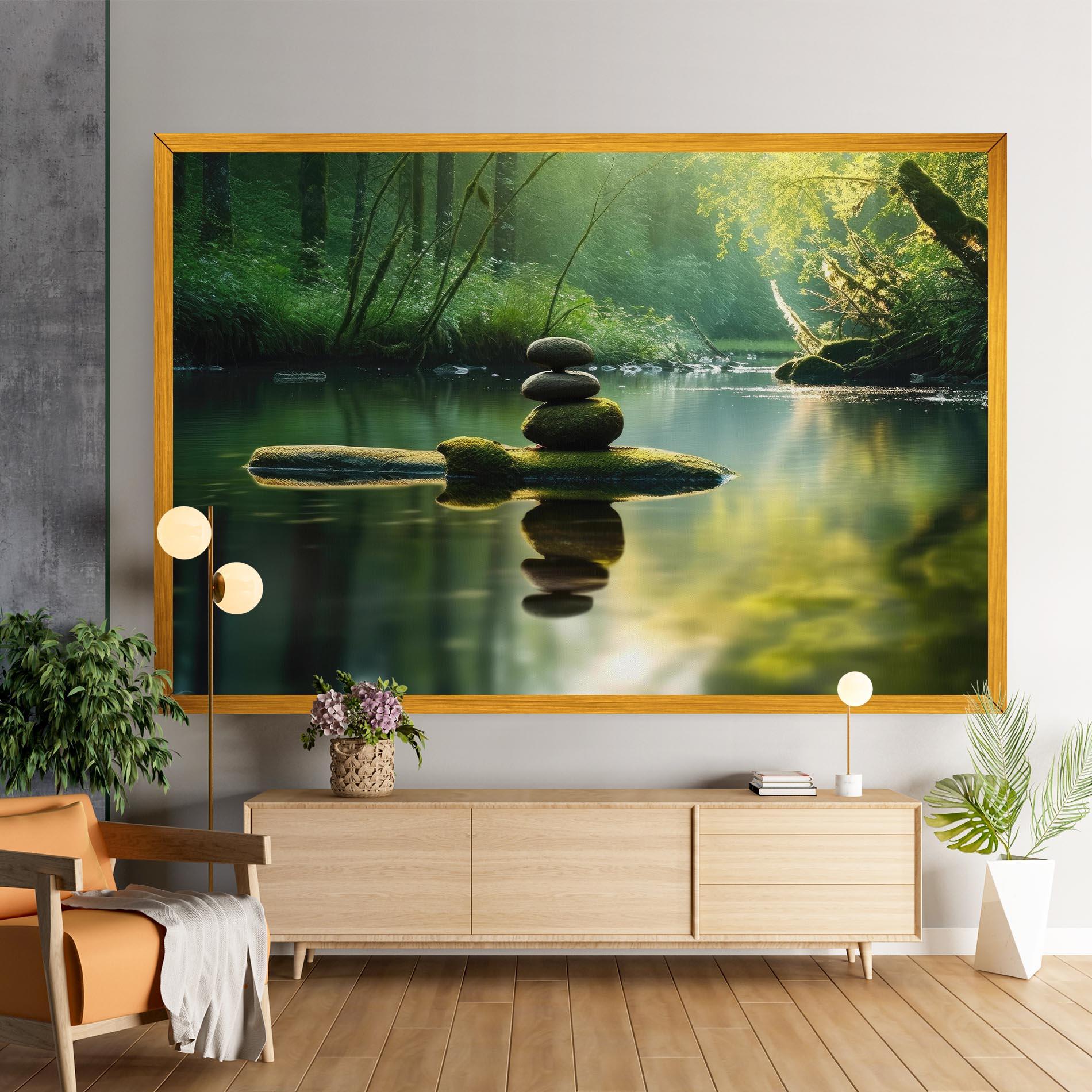Tablou Canvas Spiritual Stones mockup 9