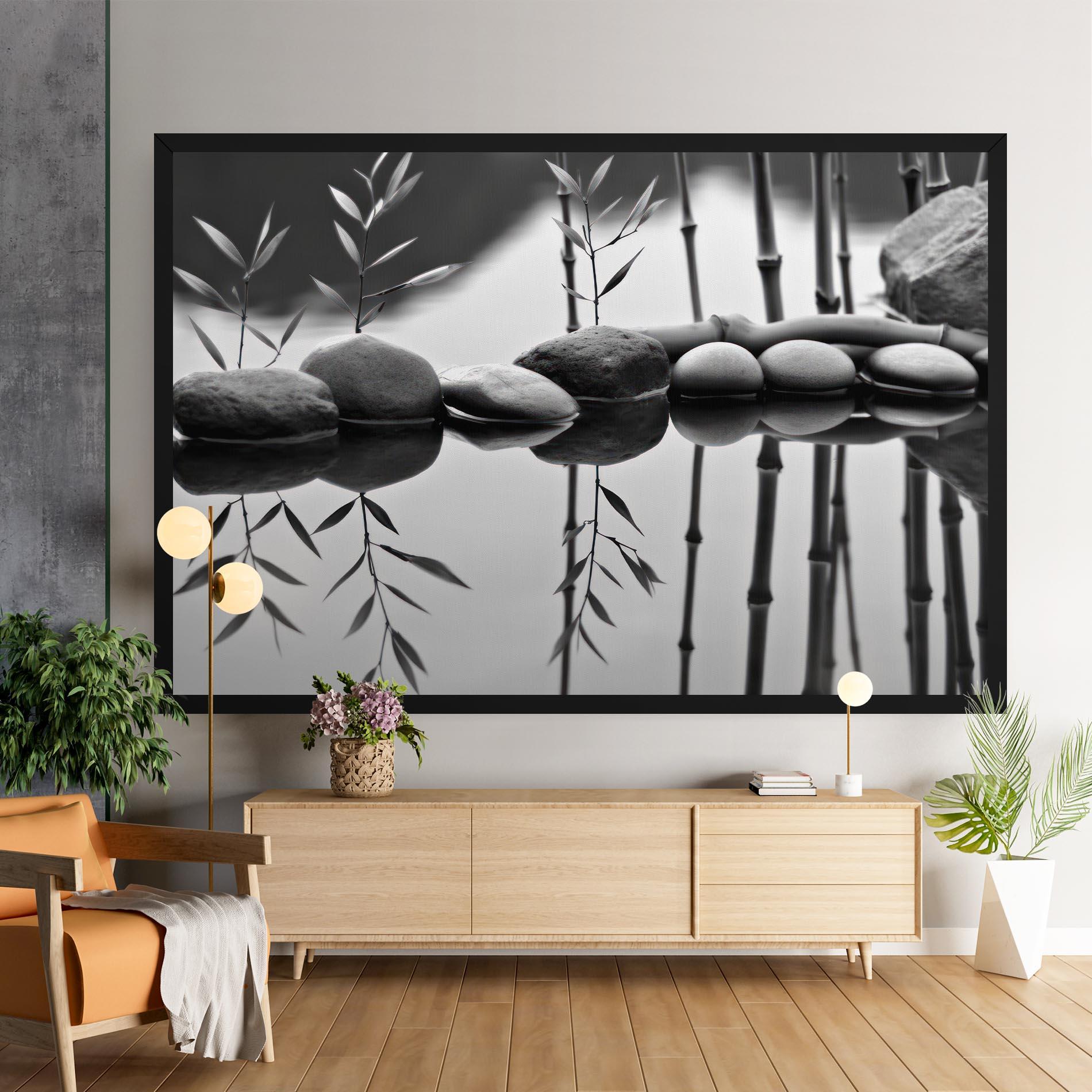 Tablou Canvas Bamboo Lake mockup 9